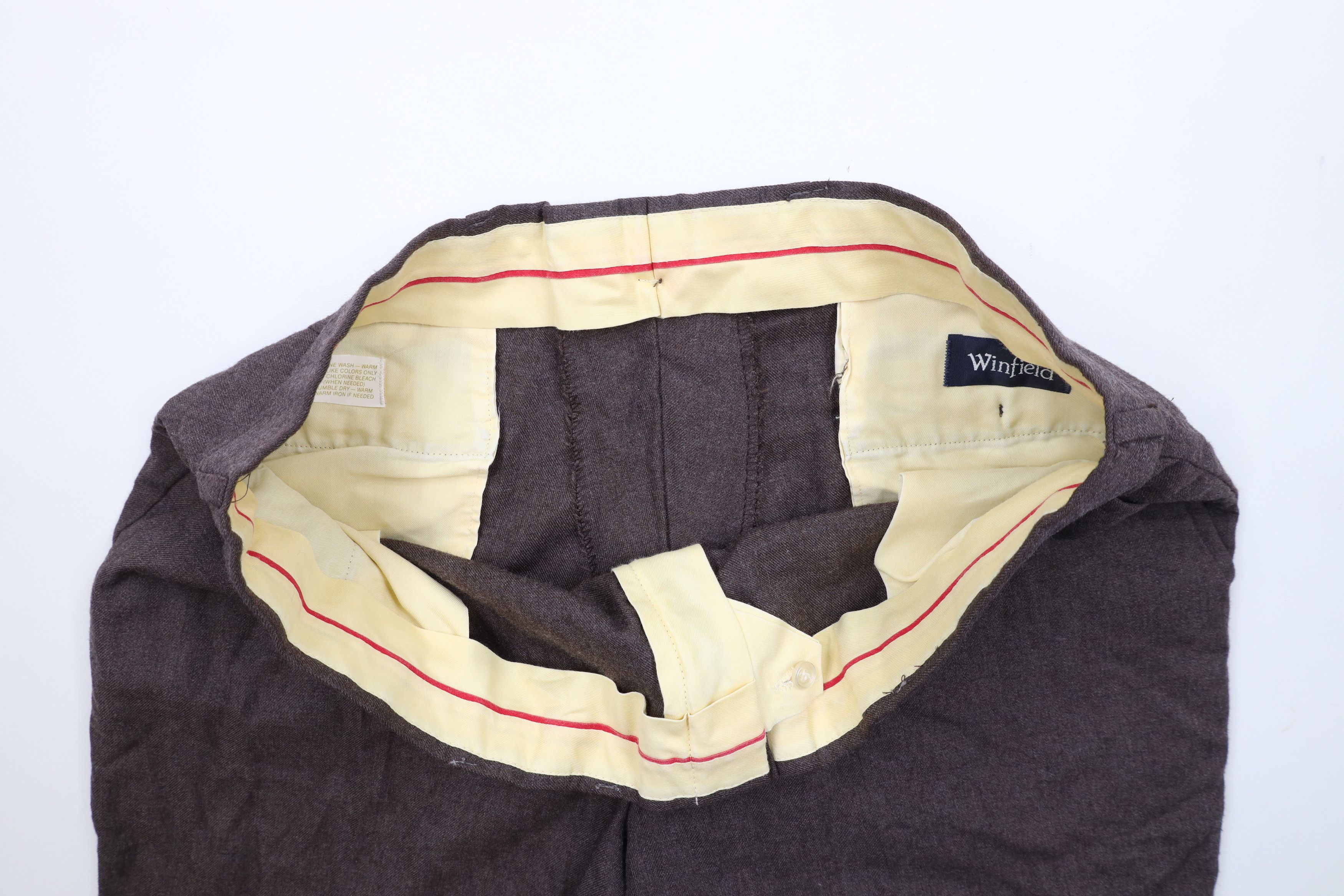Vintage Vintage 70s Streetwear Bell Bottoms Chino Pants Brown USA Size US 38 / EU 54 - 6 Thumbnail