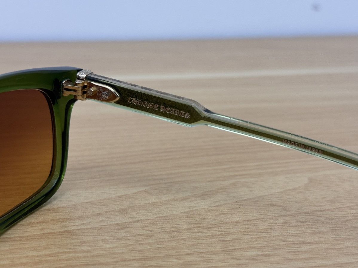 Chrome Hearts Chrome Hearts Ambidixtrous Green 18k Gold Glasses Size ONE SIZE - 3 Thumbnail