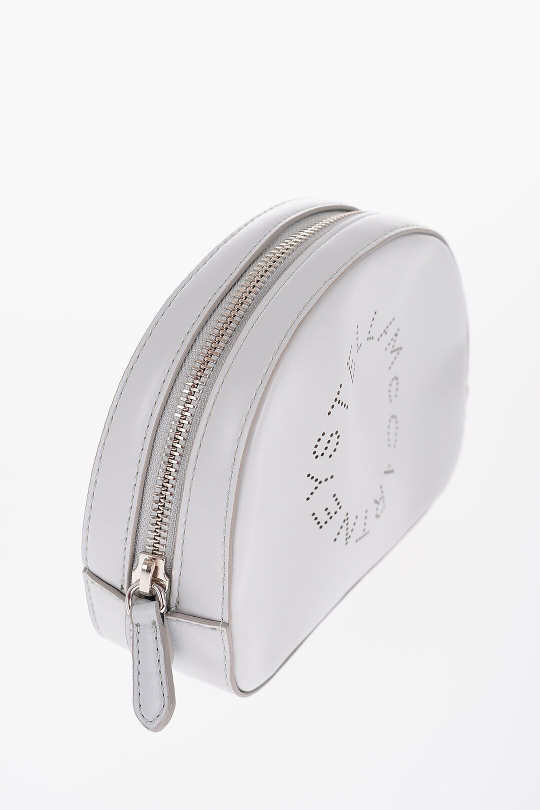 Stella McCartney og1mm0824 Size: OS / Faux Leather Pouch in Light Grey Size ONE SIZE - 3 Thumbnail