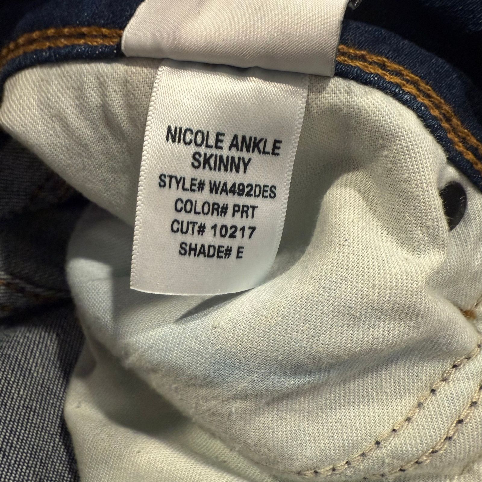 Hudson Hudson Women’s Nicole Ankle Skinny Jeans Size 32 Size 32" / US 10 / IT 46 - 4 Thumbnail