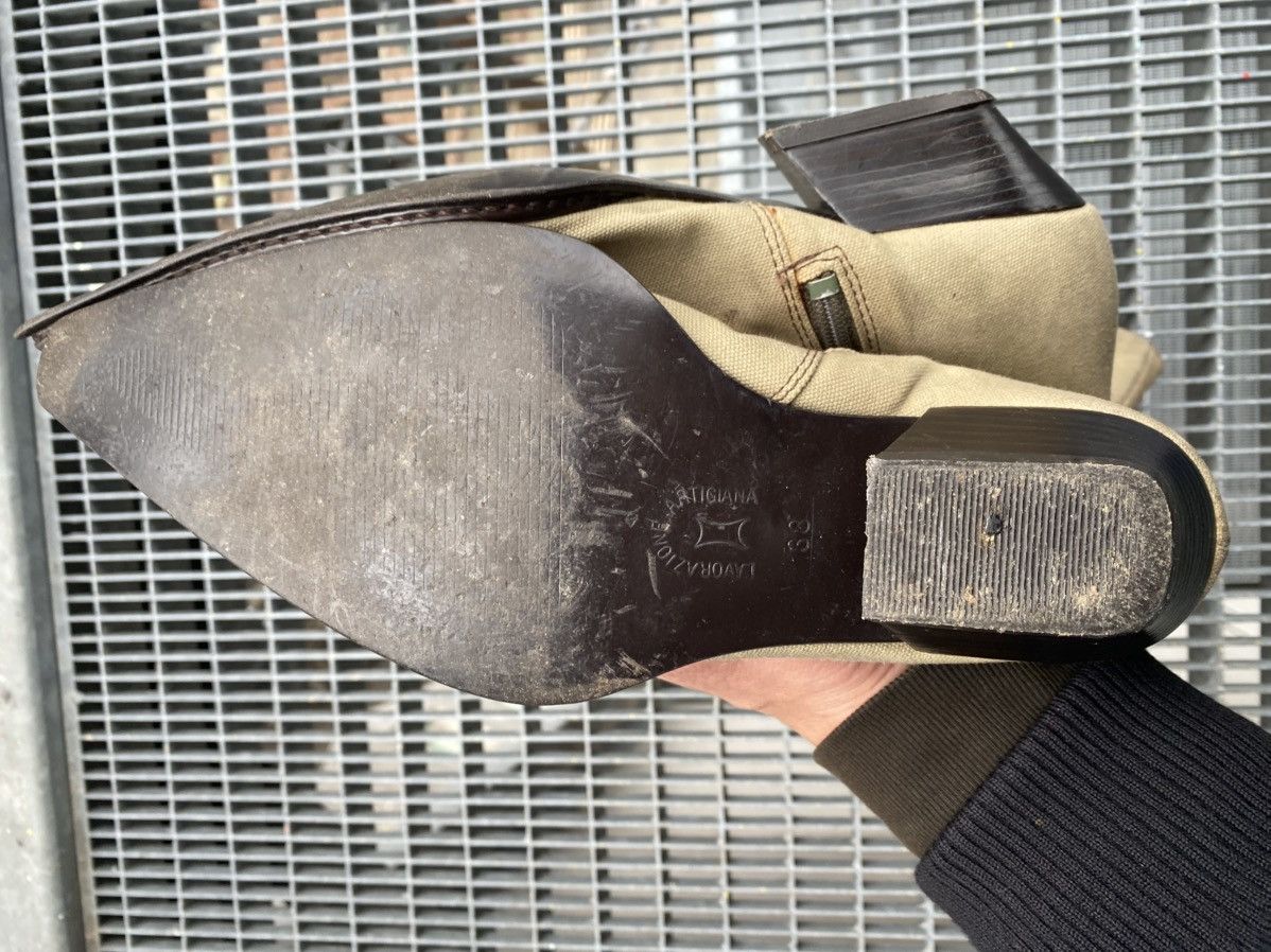 Vintage Avant-garde Jeans Graphic Boots Size US 8 / IT 38 - 10 Thumbnail