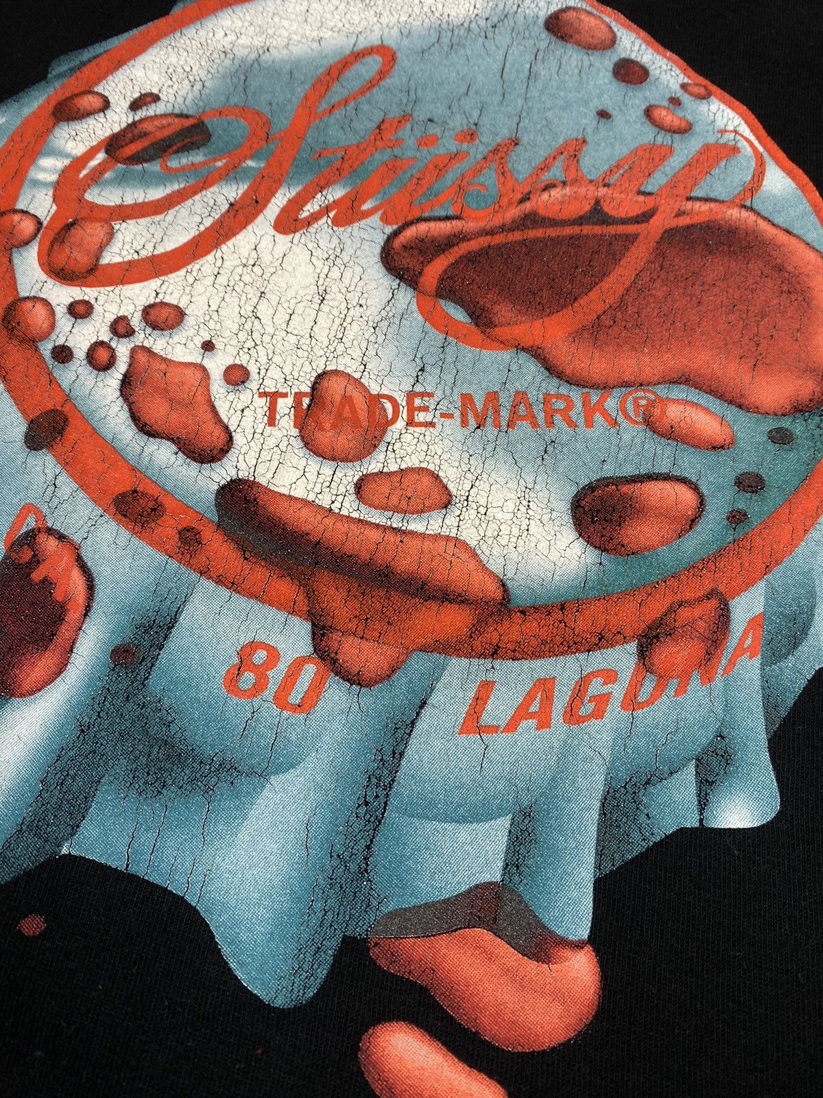 Stussy Stussy Bottlecap Big Logo Streetwear T Shirt Size US L / EU 52-54 / 3 - 8 Thumbnail