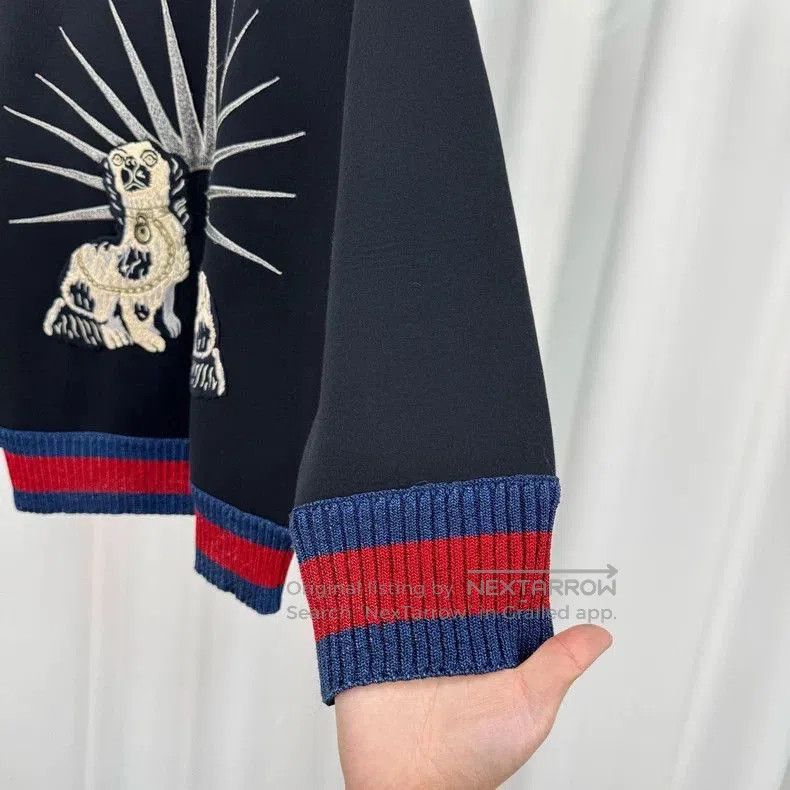 Gucci Gucci Embroidered Puppy Space Cotton Sweatshirt. Size US M / EU 48-50 / 2 - 4 Thumbnail