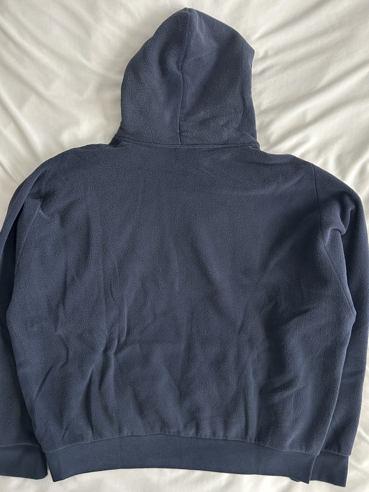 Balenciaga × Gap × Yeezy Yeezy Gap Polar Fleece Hoodie Sweatshirt Navy Size US XXL / EU 58 / 5 - 9 Thumbnail