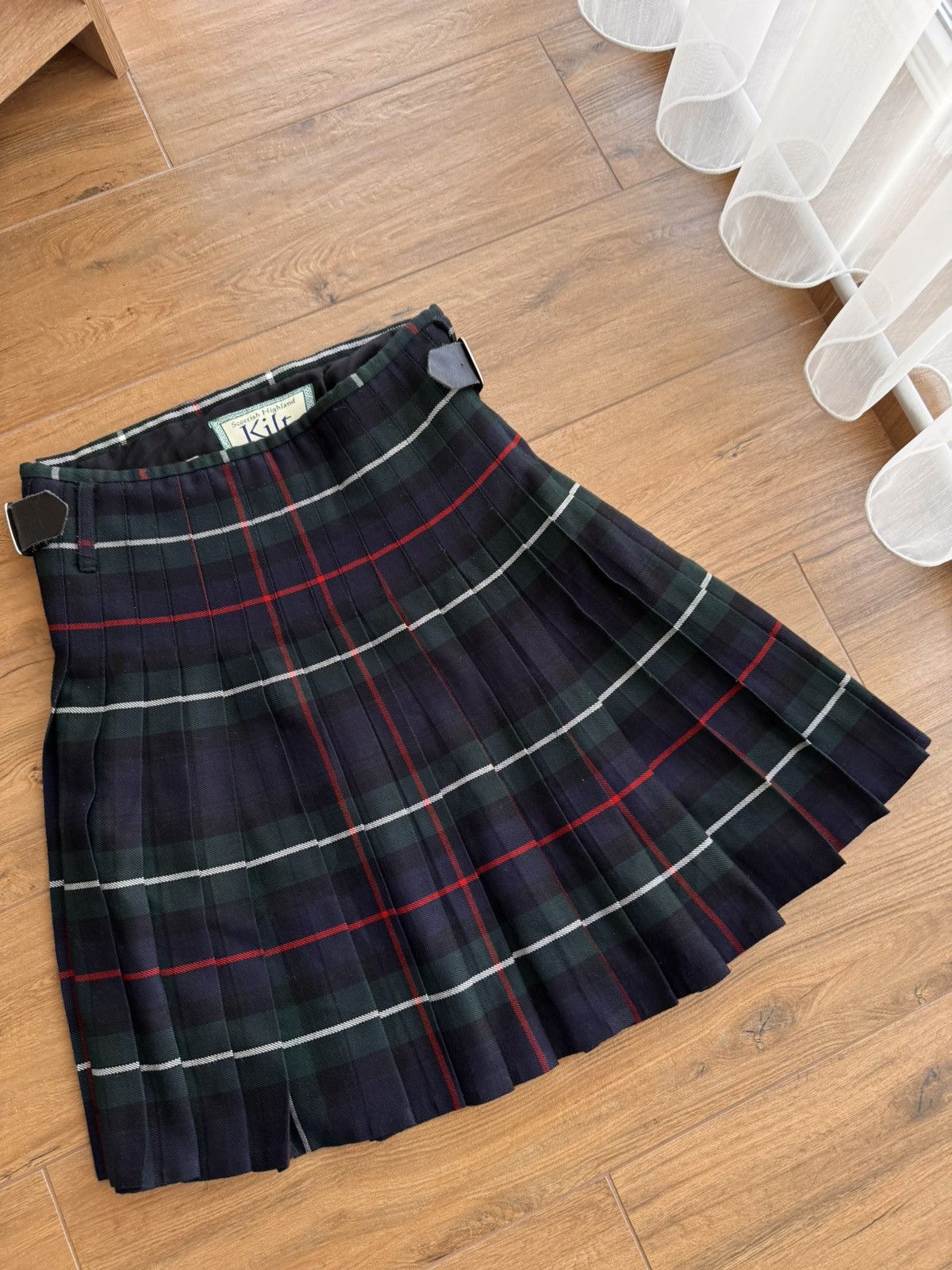 Harley of Scotland × Pringle Of Scotland × Vintage Vintage Scottish Highland House of Kilt Woven Tartan Kilt Size US 34 / EU 50 - 3 Thumbnail