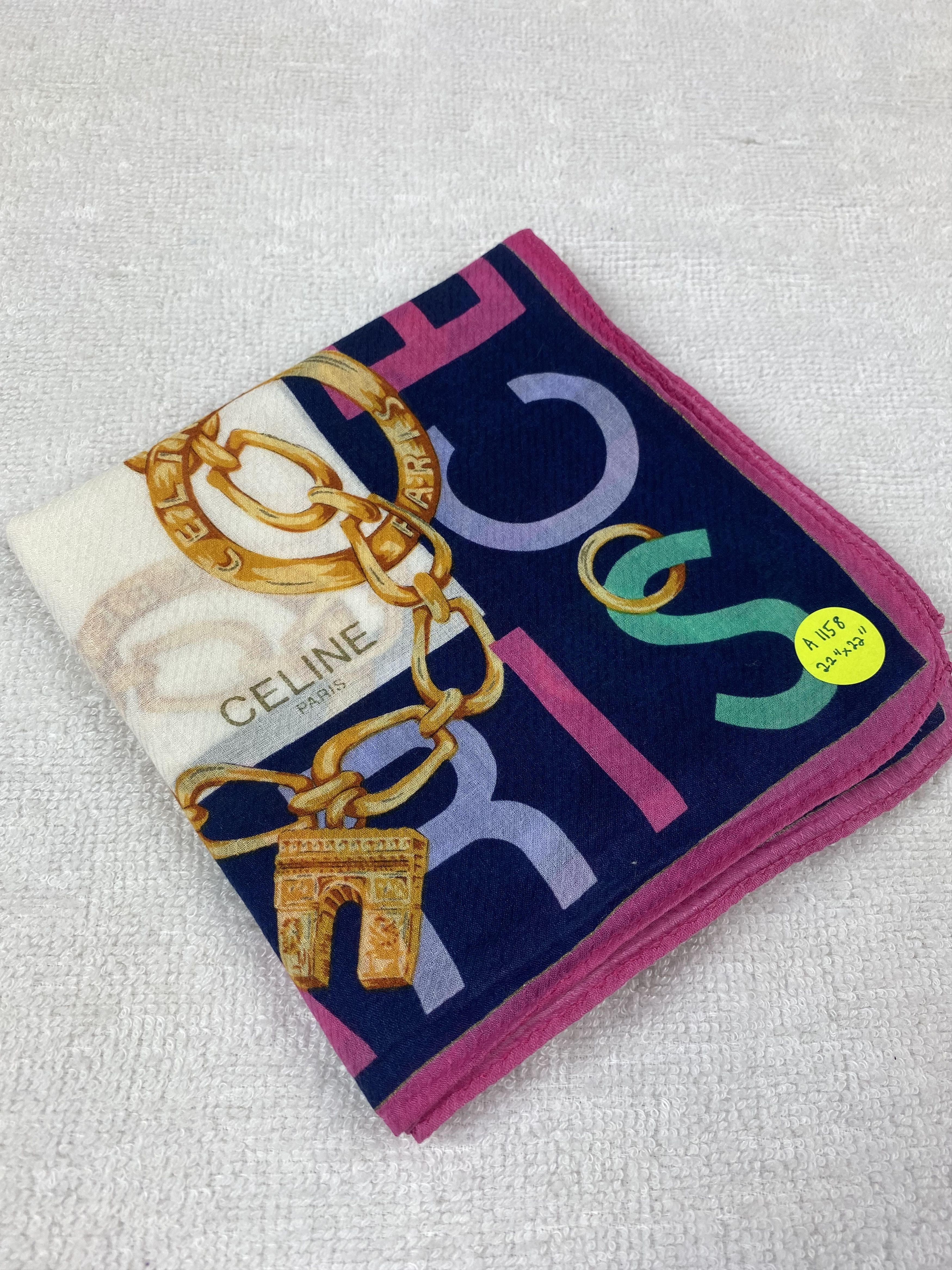 Celine Celine Handkerchief / Bandana / Neckerchief Size ONE SIZE - 7 Thumbnail
