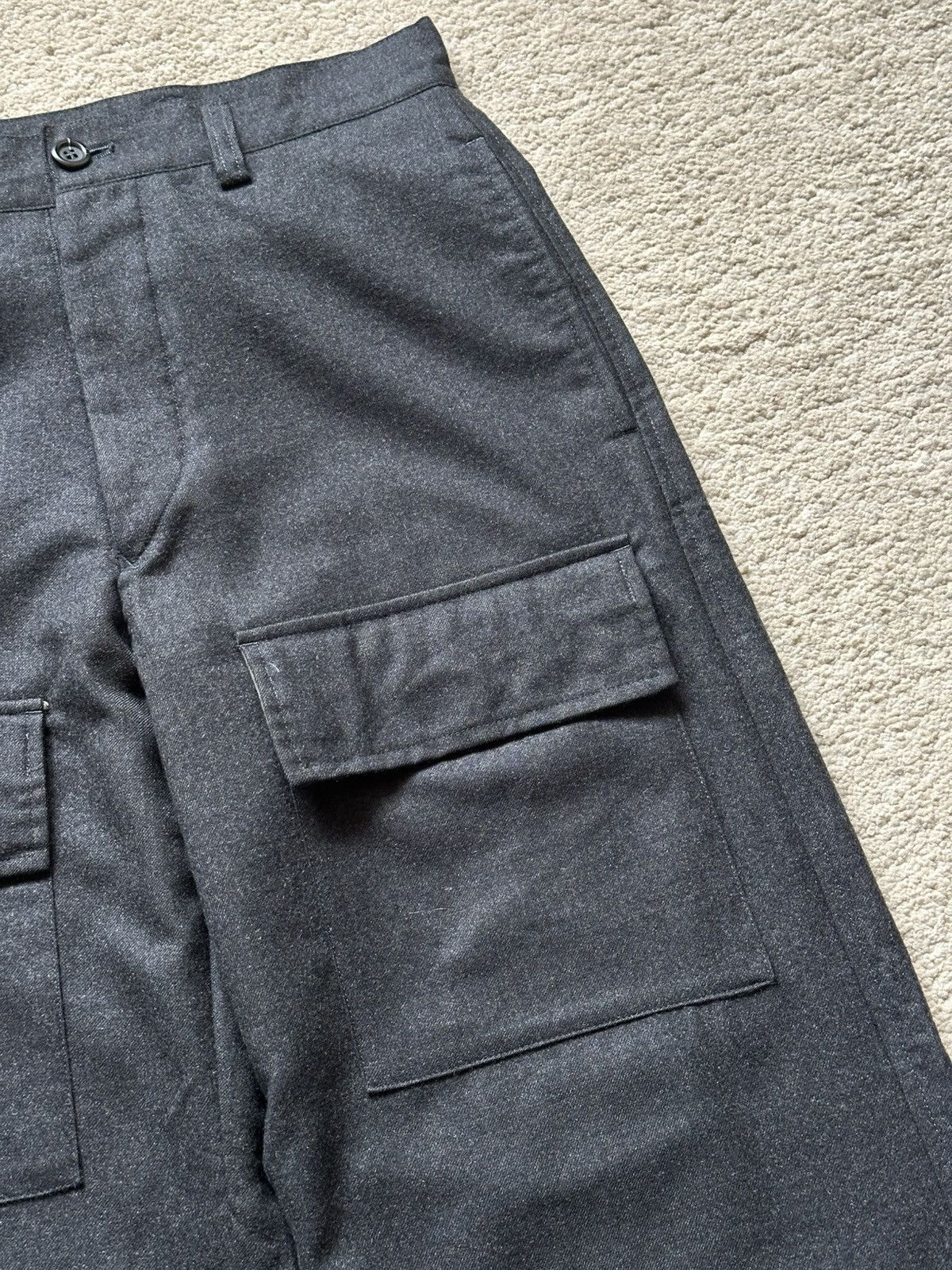 Kenzo 1990s Kenzo Homme Baggy Wool Pant Size US 30 / EU 46 - 3 Thumbnail