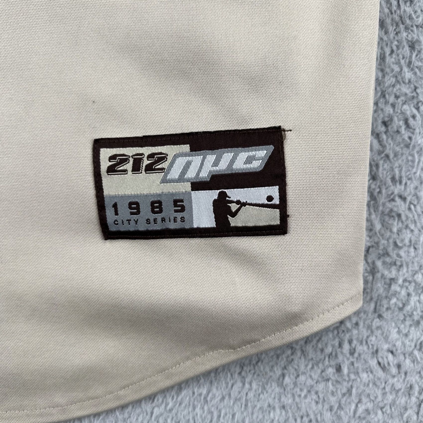 Vintage VINTAGE 212 NYC 90s Y2K Baseball Jersey Two Tone Brown Unisex Adults XL Dirty South Short Sleeve Pullover Jersey Mens Womens Size US XL / EU 56 / 4 - 4 Thumbnail