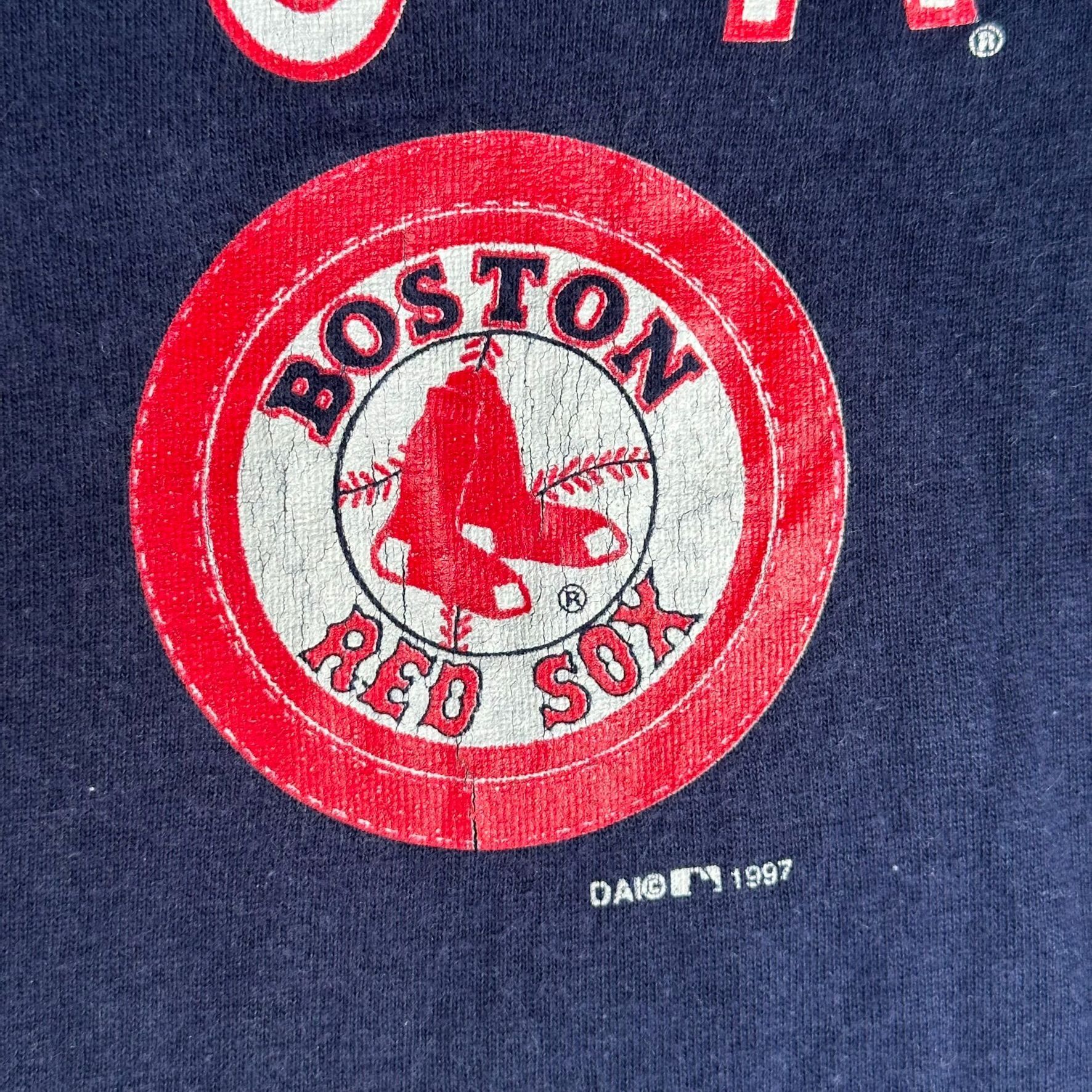 MLB Vintage 90s Boston Red Sox T-Shirt Navy L 1997 MLB Baseball Size US L / EU 52-54 / 3 - 3 Thumbnail