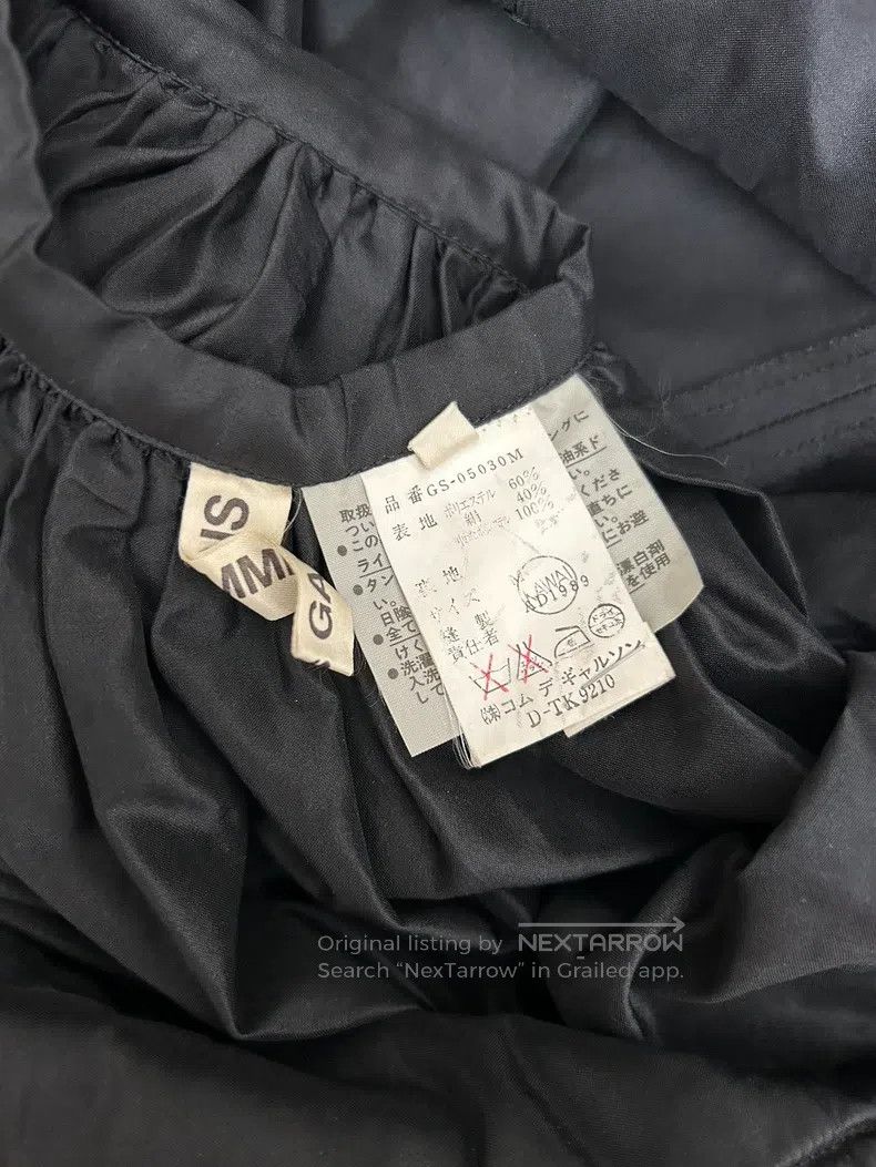 Comme des Garcons Comme Des Garcons size M Black padded half skirt Size 22" - 9 Thumbnail