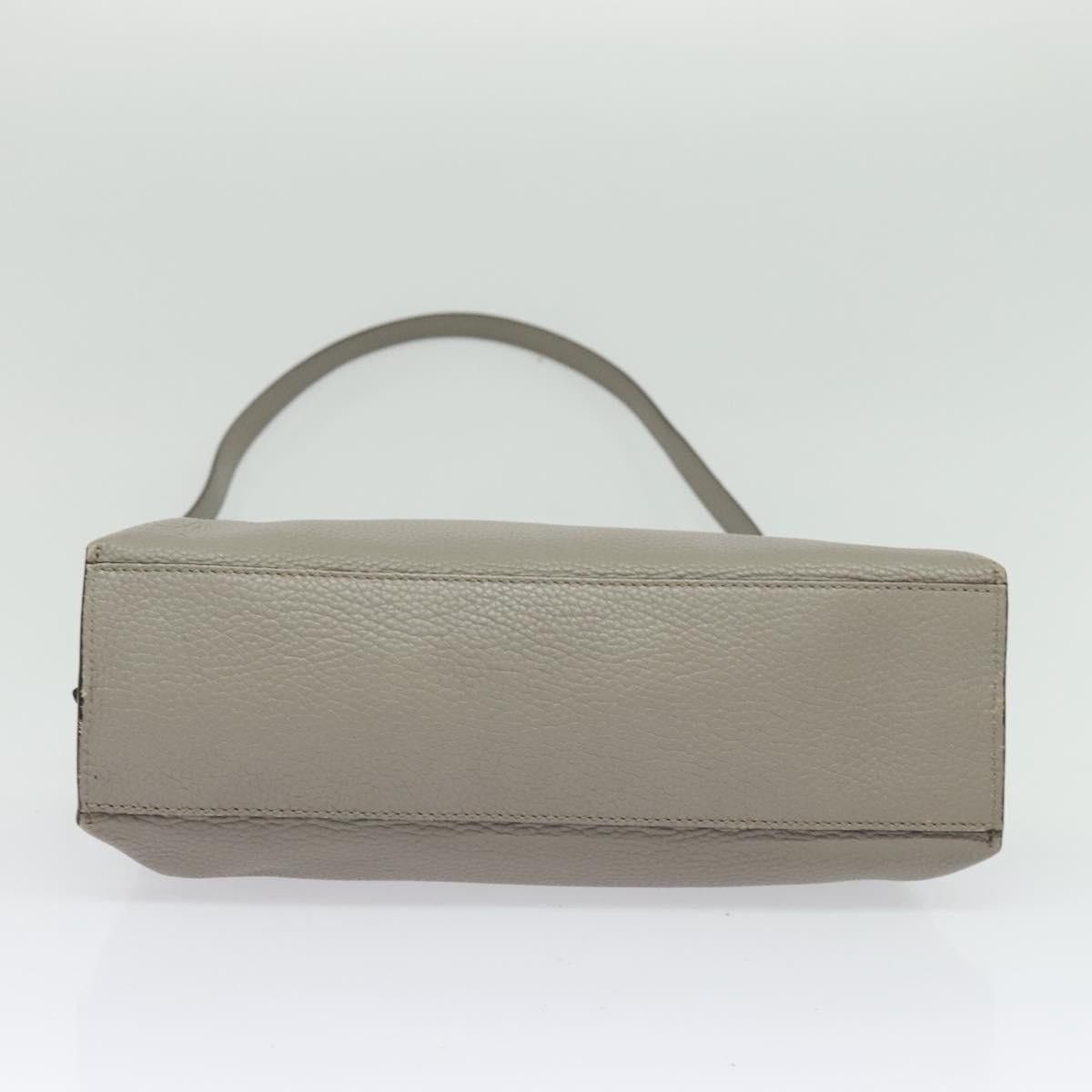 Gucci GUCCI Bamboo Daily Hand Bag Leather Gray Silver Size ONE SIZE - 11 Thumbnail