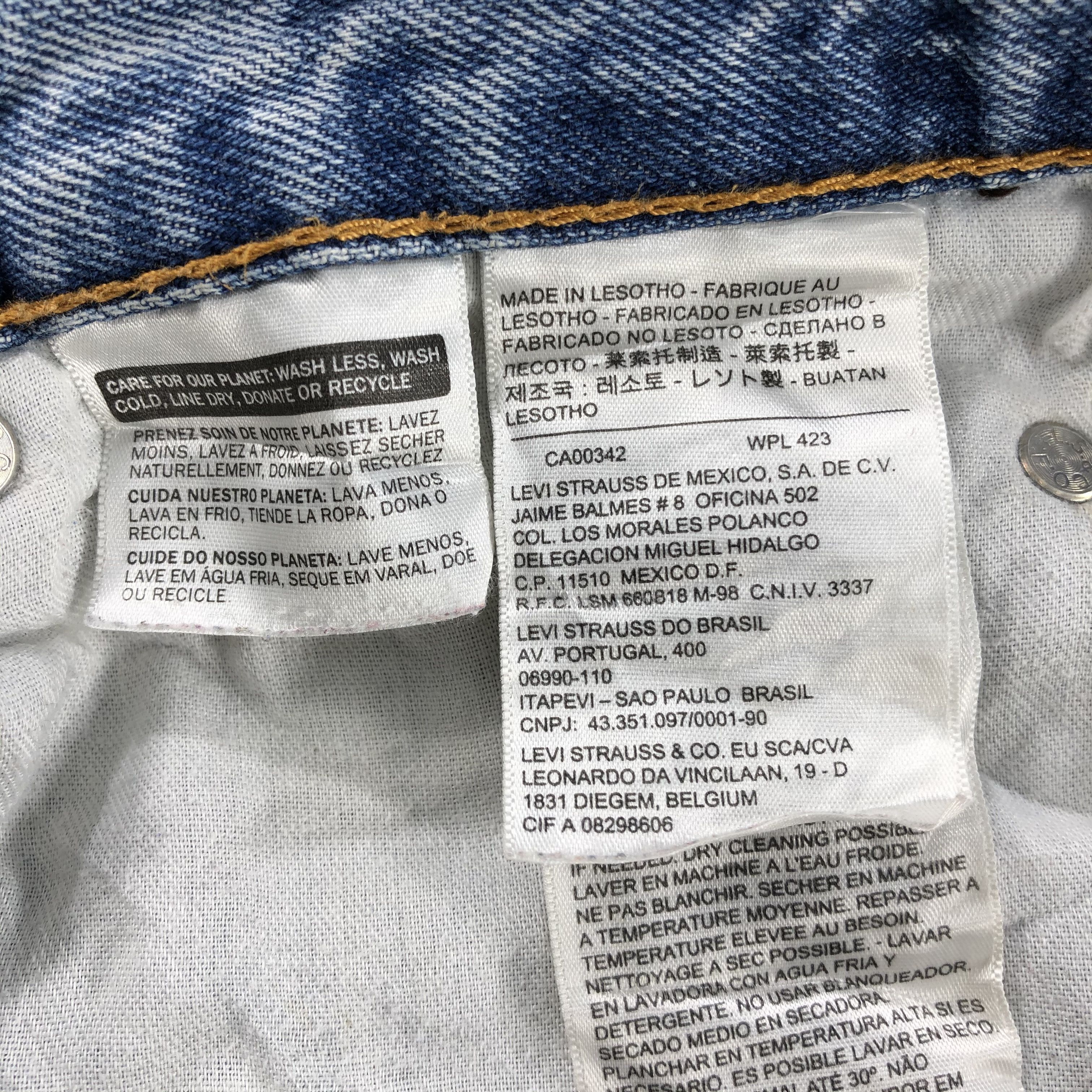 Levi's Vintage Light Wash Levis 550 Jeans-J2056 Size US 33 - 13 Thumbnail