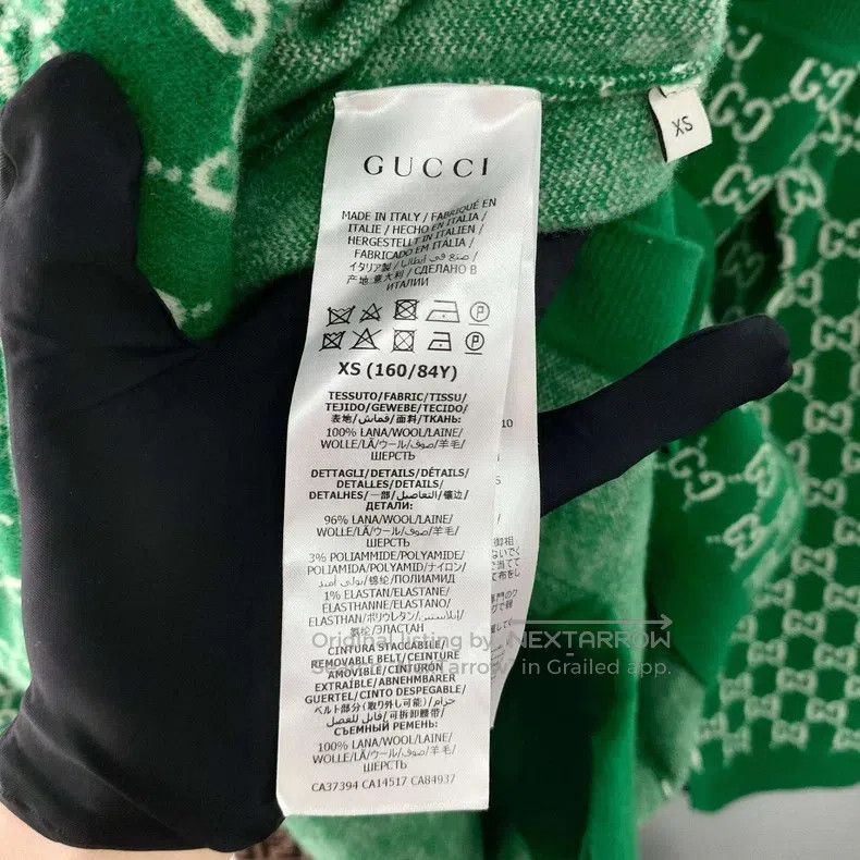 Gucci Gucci Knitted full-printed logo coat Size XS / US 0-2 / IT 36-38 - 5 Thumbnail