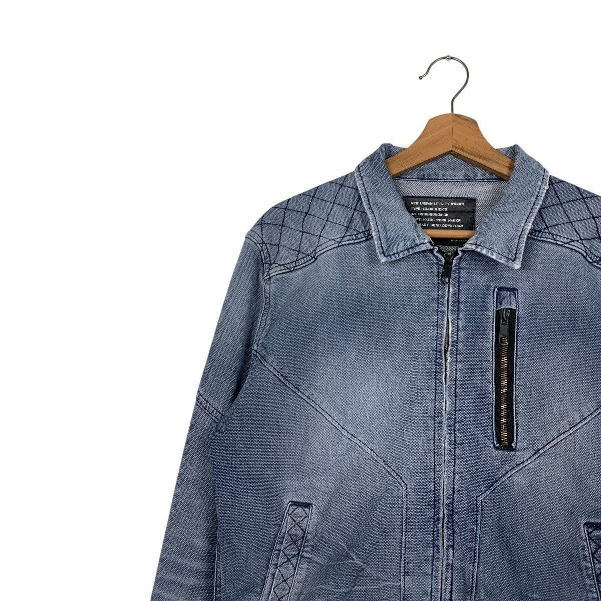 Japanese Brand GLOW KICK’S Workwear Rugged Jean Denim Jacket #2582-C117 Size US L / EU 52-54 / 3 - 6 Thumbnail