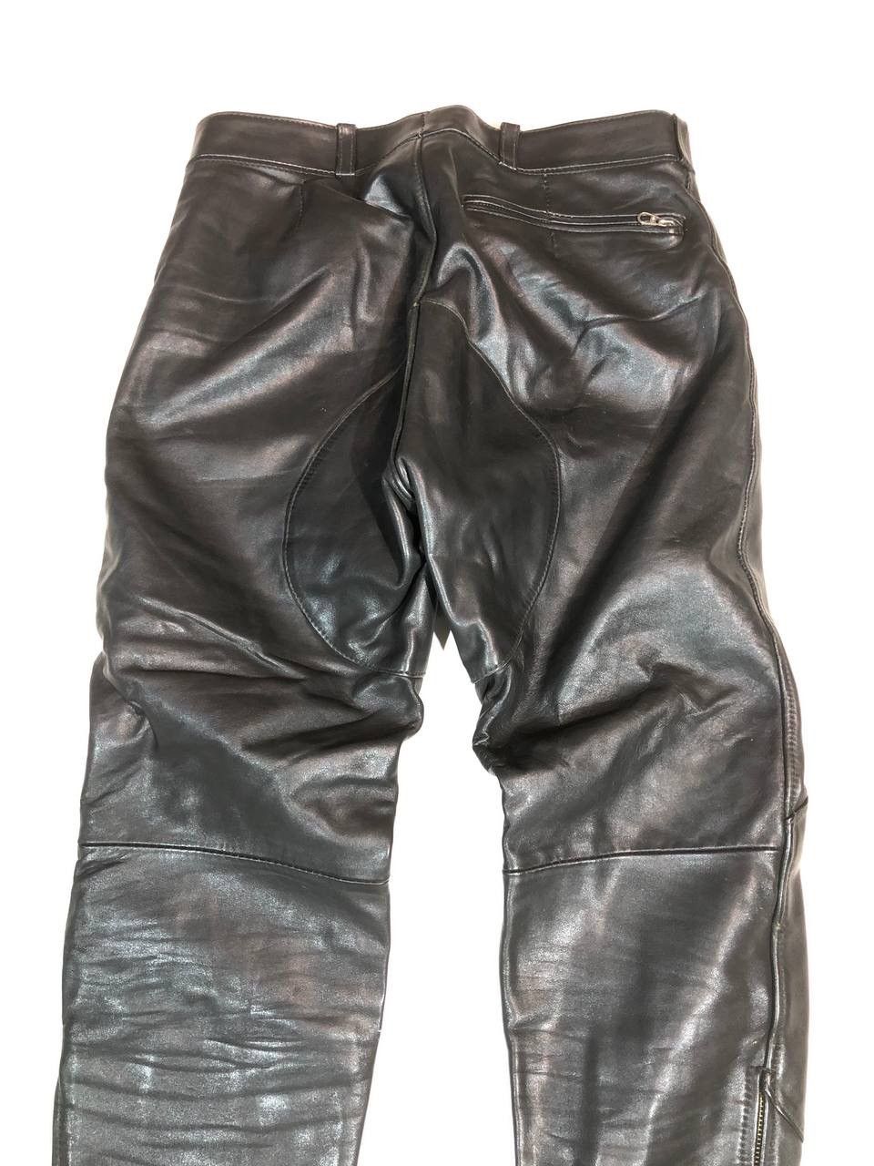 Vintage Erdmann Vintage Rare Moto Biker Leather Pants Size US 32 / EU 48 - 3 Thumbnail