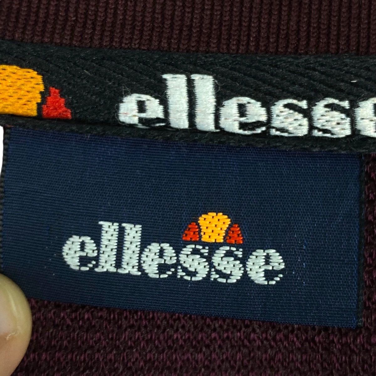 Ellesse × Vintage Vintage Ellesse Embroidered Red Brown Crewneck Sweatshirt Size US M / EU 48-50 / 2 - 5 Thumbnail