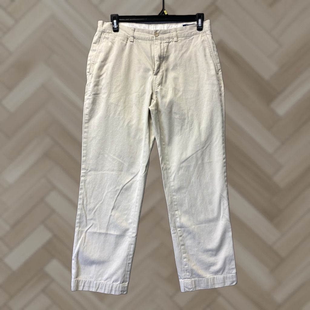 Polo Ralph Lauren VINTAGE Polo Ralph Lauren Men Chino Pants 34x30 Casual Business Travel Classic Fit Beige Cotton Size US S / EU 44-46 / 1 - 1 Thumbnail