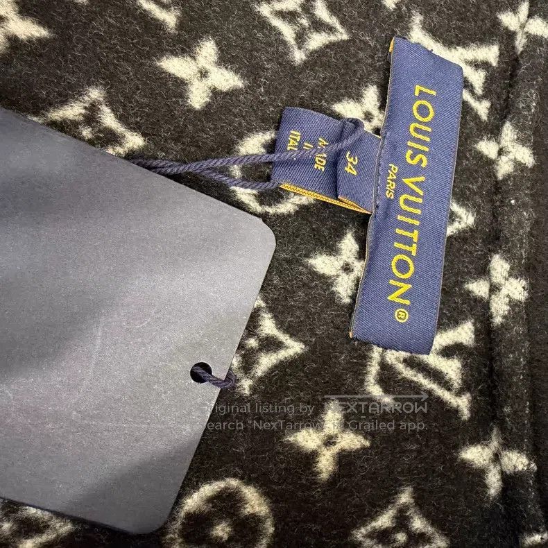 Louis Vuitton Louis Vuitton Black ink-lined cloak jacket Size XXS / US 00 / IT 34 - 6 Thumbnail