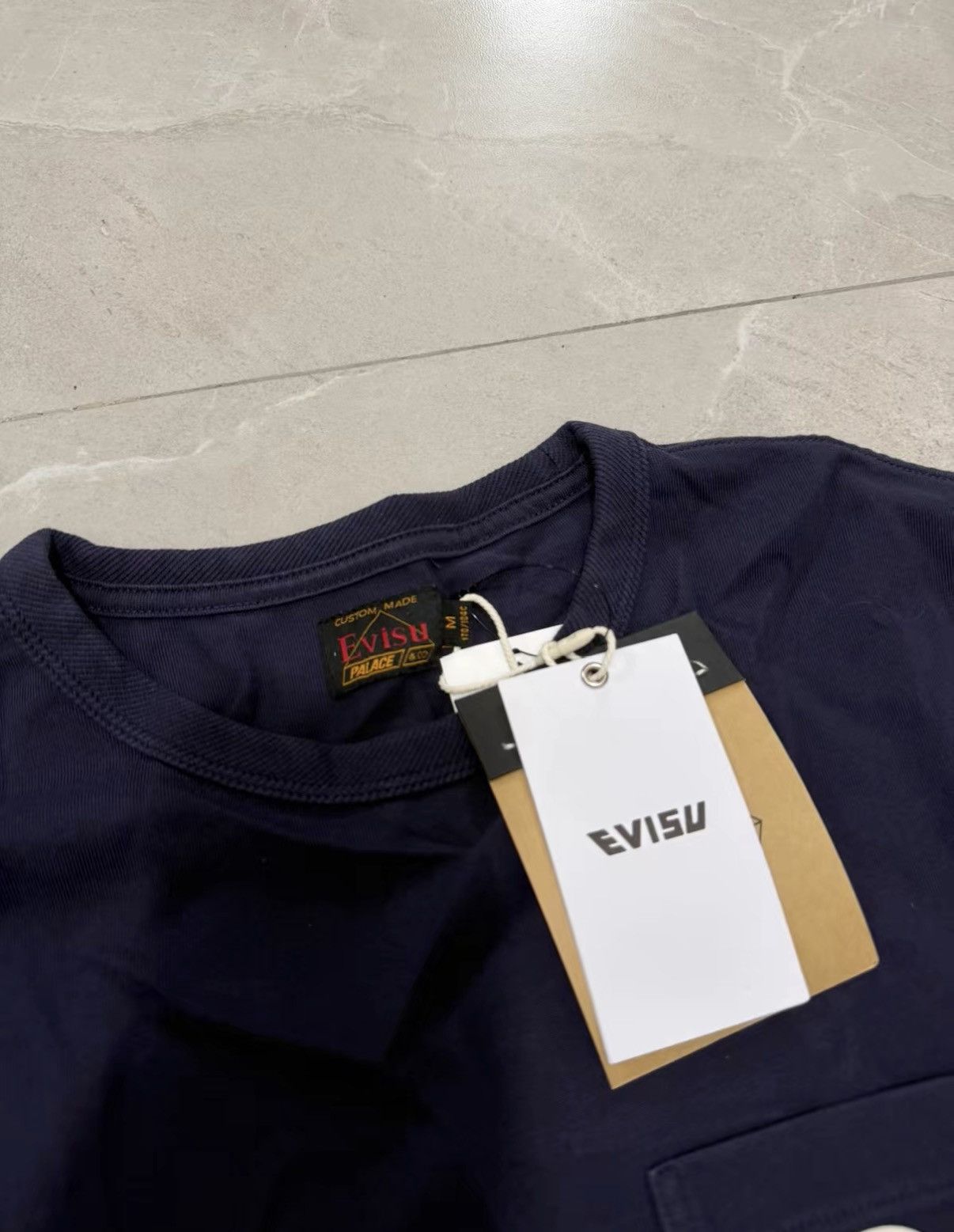 Palace PALACE × EVISU SS26 Collaboration Short Sleeve T-shirt J34 Size US M / EU 48-50 / 2 - 2 Thumbnail