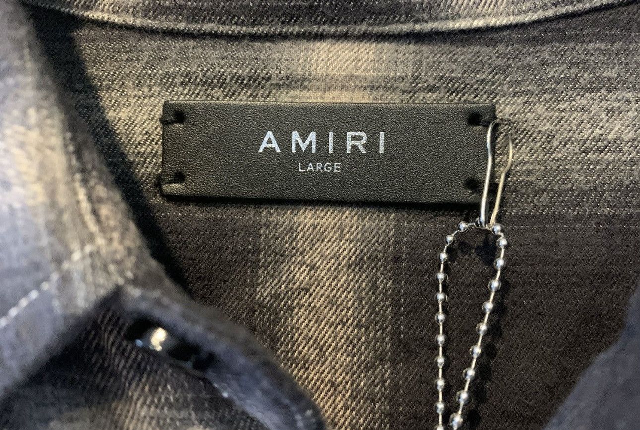 Amiri Last Size Amiri Shirt Distressed Star Plaid IT 54 Size US XL / EU 56 / 4 - 6 Thumbnail