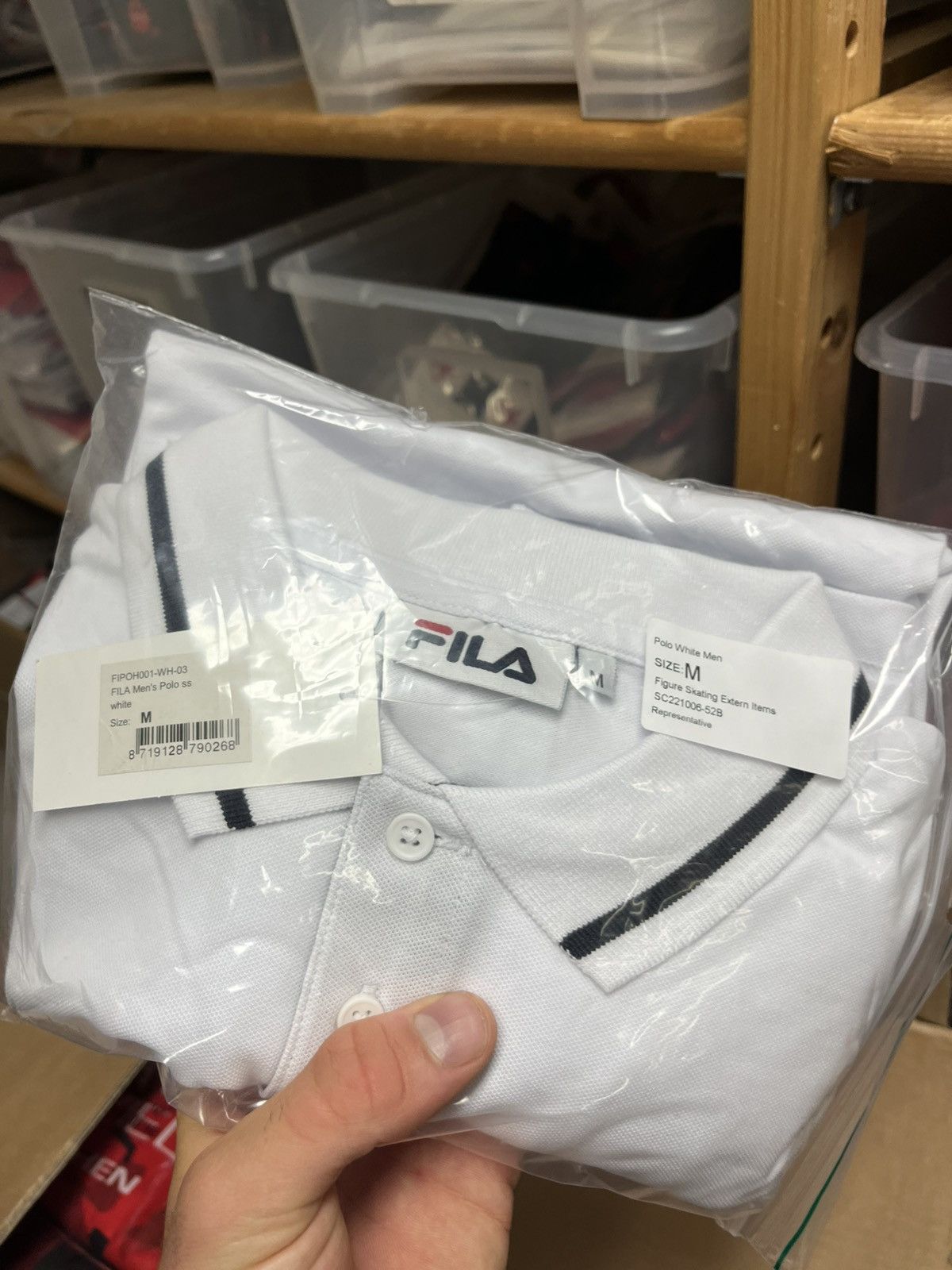 Fila Fila Italy Ice Skating National Team Polo Size US M / EU 48-50 / 2 - 3 Thumbnail