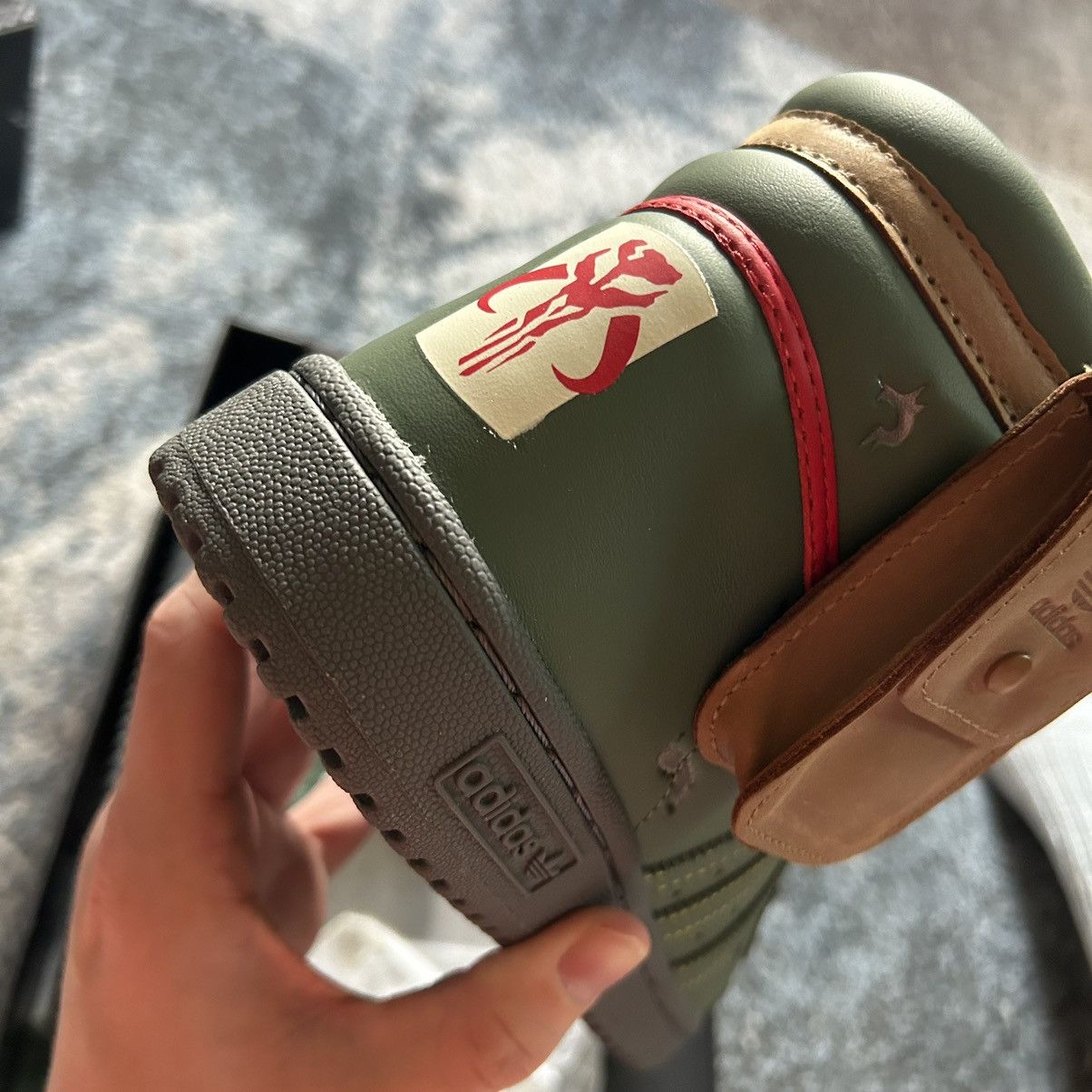 Adidas × Star Wars 2020 EMPiRE STRiKES BACK BOBA FETT TOP TEN Hi POUCH FZ3465 Size US 9 / EU 42 - 10 Thumbnail