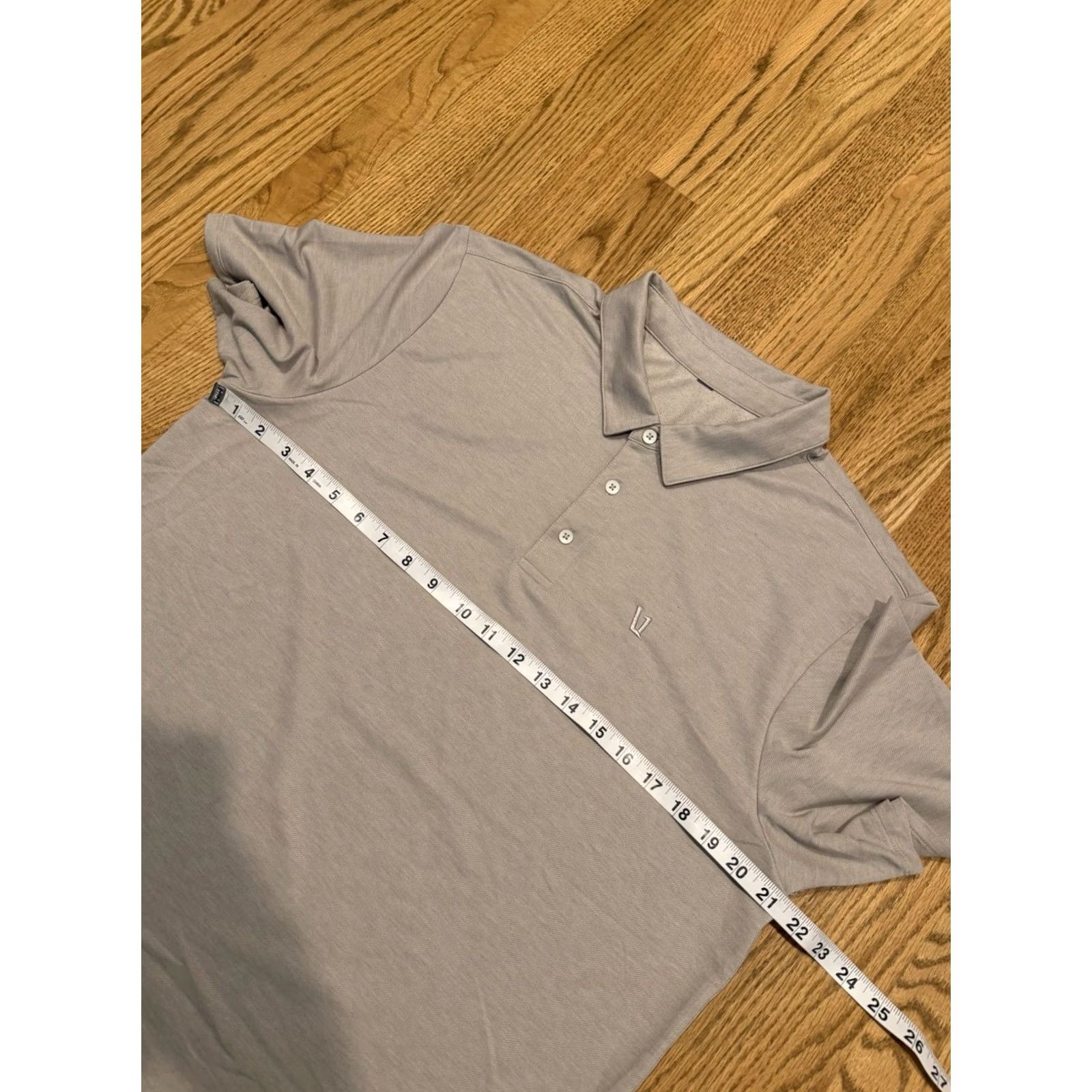 Vuori Vuori Knit Polo Twill Shirt Mens Large Short Sleeve Performance Golf V1004 Size US L / EU 52-54 / 3 - 7 Thumbnail