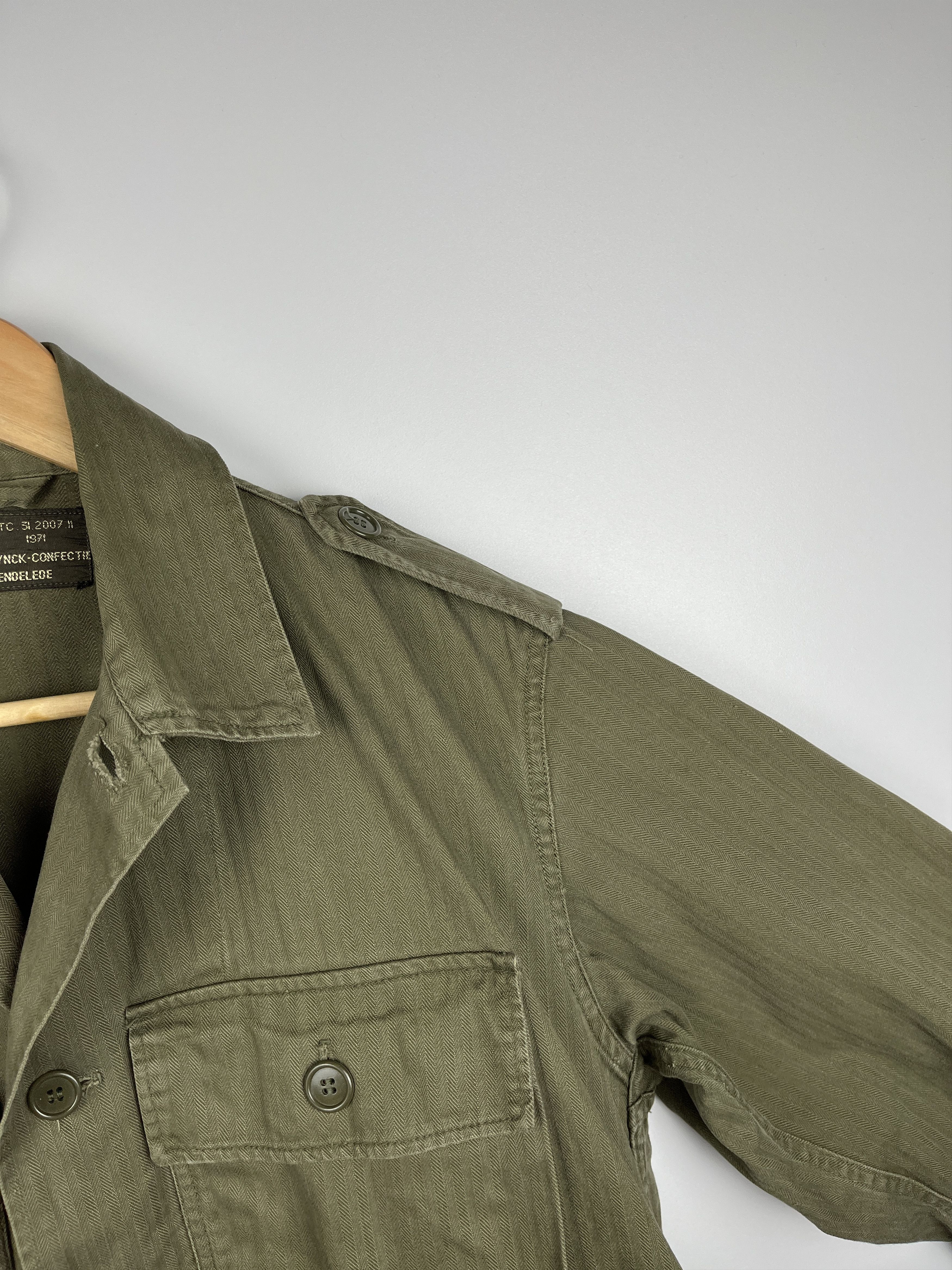 Le Laboureur 70s Vintage Neirynck-Confectie Lendelede Army Field Jacket Size US M / EU 48-50 / 2 - 10 Thumbnail