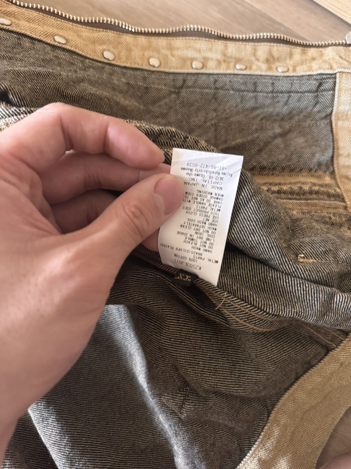 Kapital Kapital Yagasuri Jacquard Denim Chimayo Drizzler Jacket Size US M / EU 48-50 / 2 - 7 Thumbnail