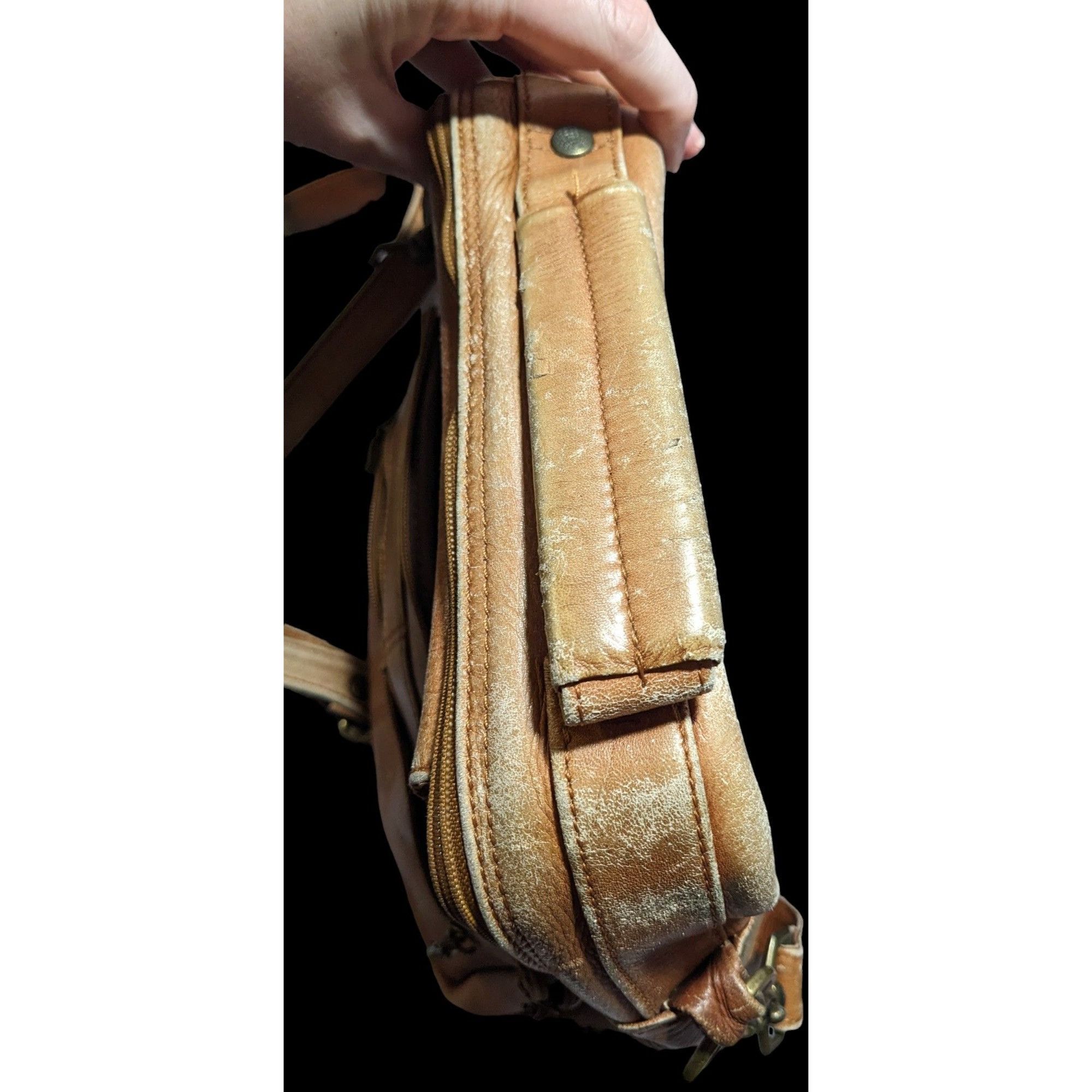 Wilsons Leather Vintage Wilson's Adventure Bound Originals Multi-Pocket Leat Size ONE SIZE - 6 Thumbnail