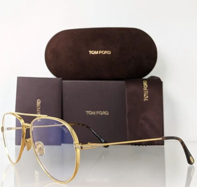 image of New Tom Ford Ft5800-B - 030 Eyeglasses in Gold, Men's
