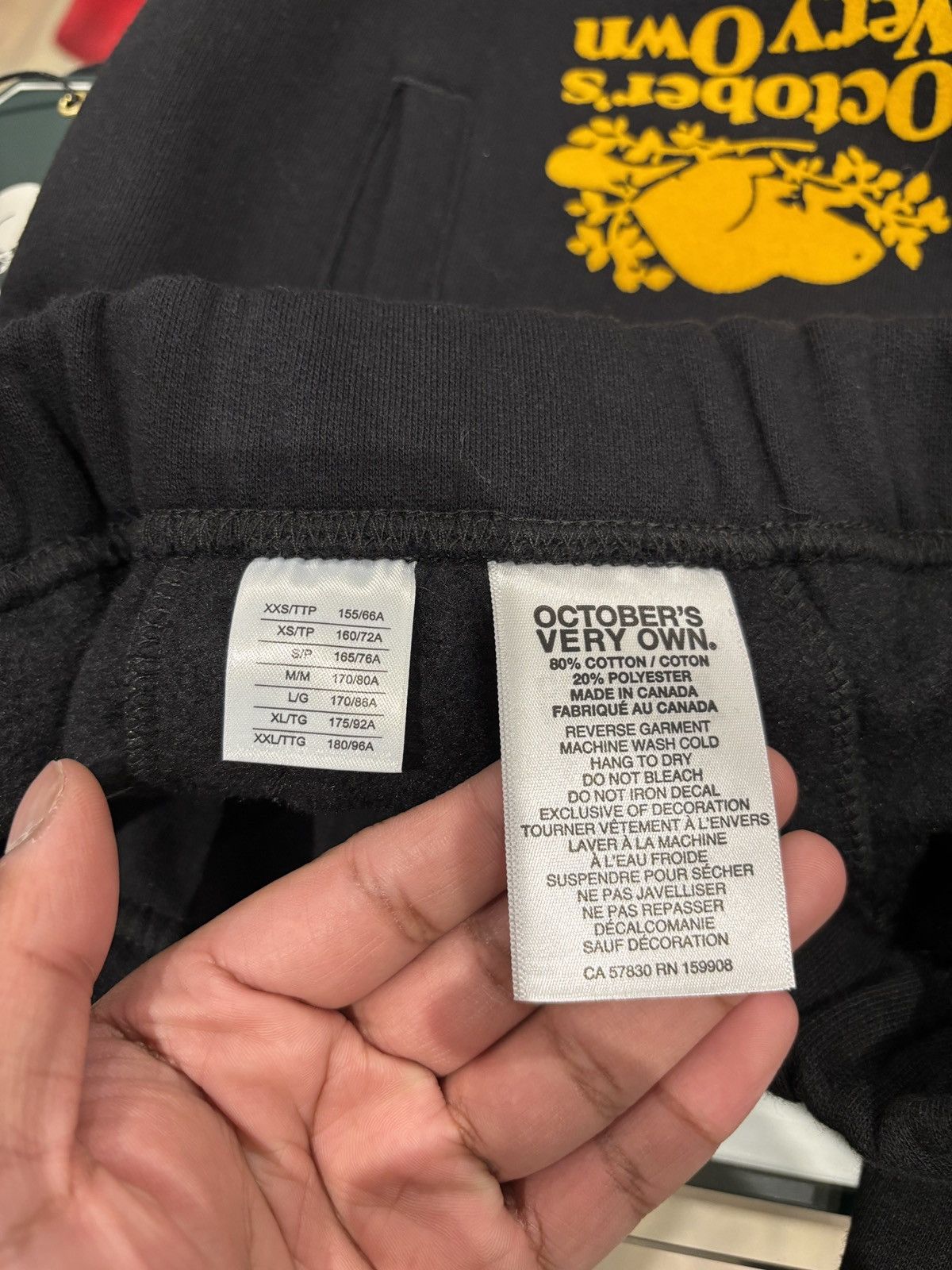 October's Very Own OVO x Roots All Country Sweatpants Black Size: XL Size US 36 / EU 52 - 6 Thumbnail