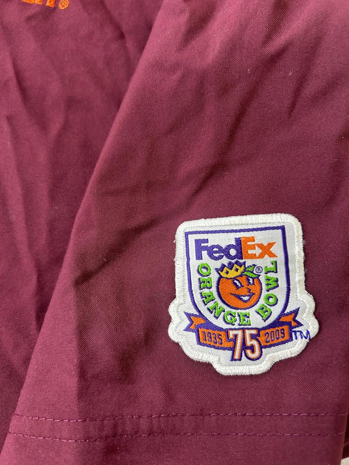 Nike Virginia Tech Shirt Mens Medium NCAA 2009 Orange Bowl Nike Size ONE SIZE - 4 Thumbnail