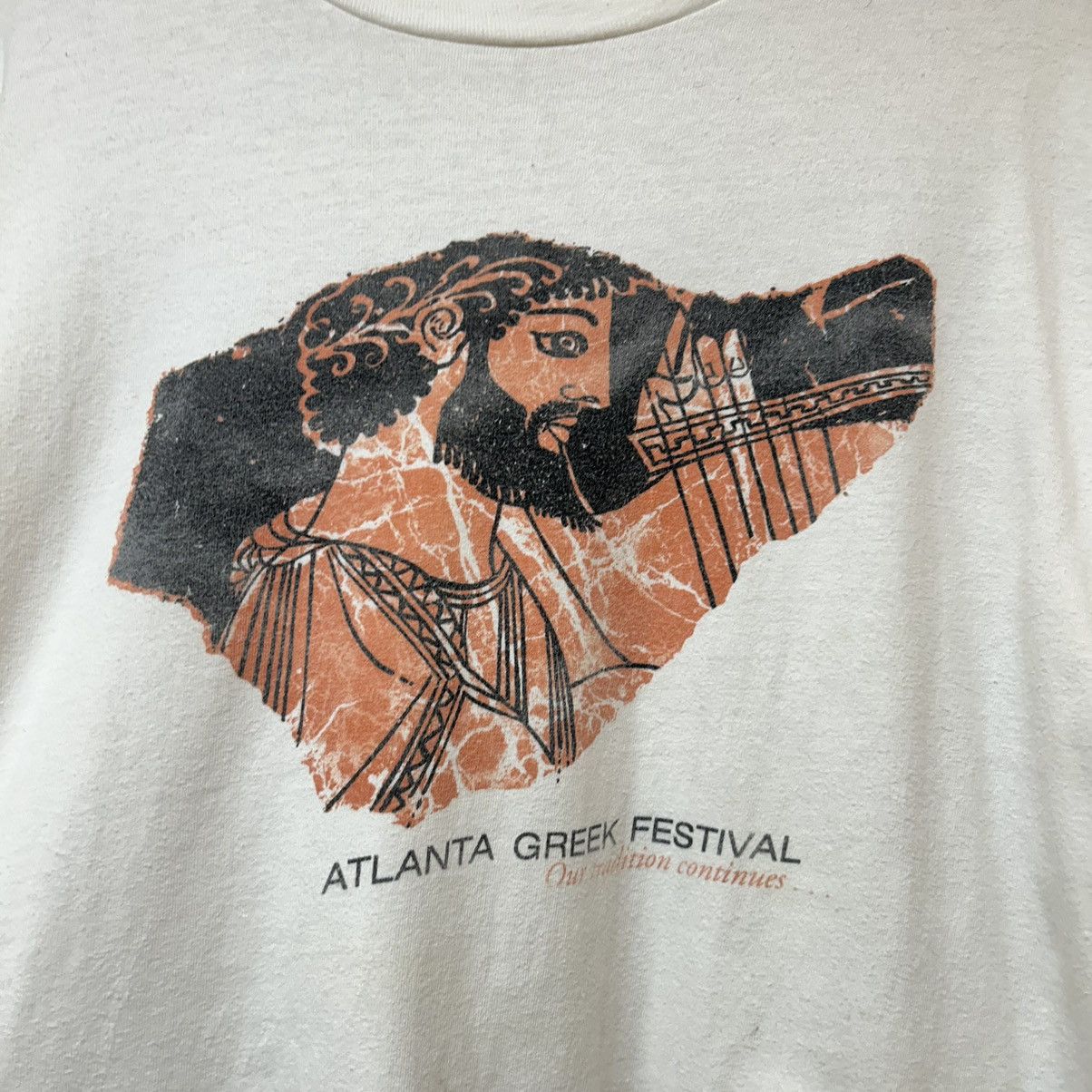 Vintage Vintage 90s Atlanta Greek Festival Long Sleeve T Shirt Size US XXL / EU 58 / 5 - 12 Thumbnail