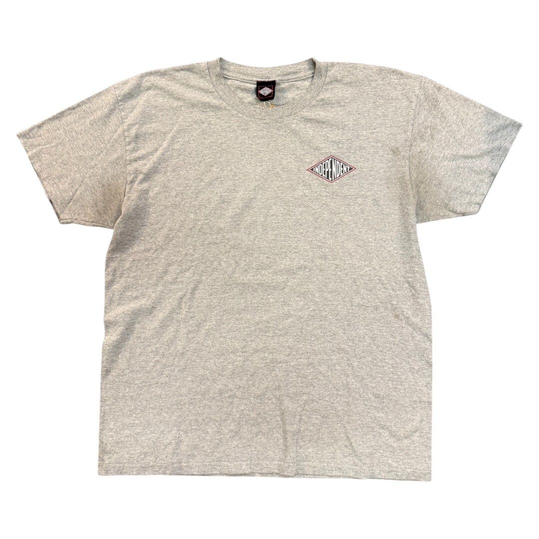Vintage INDEPENDENT 90s Logo print Gray Size L Size US L / EU 52-54 / 3 - 1 Thumbnail