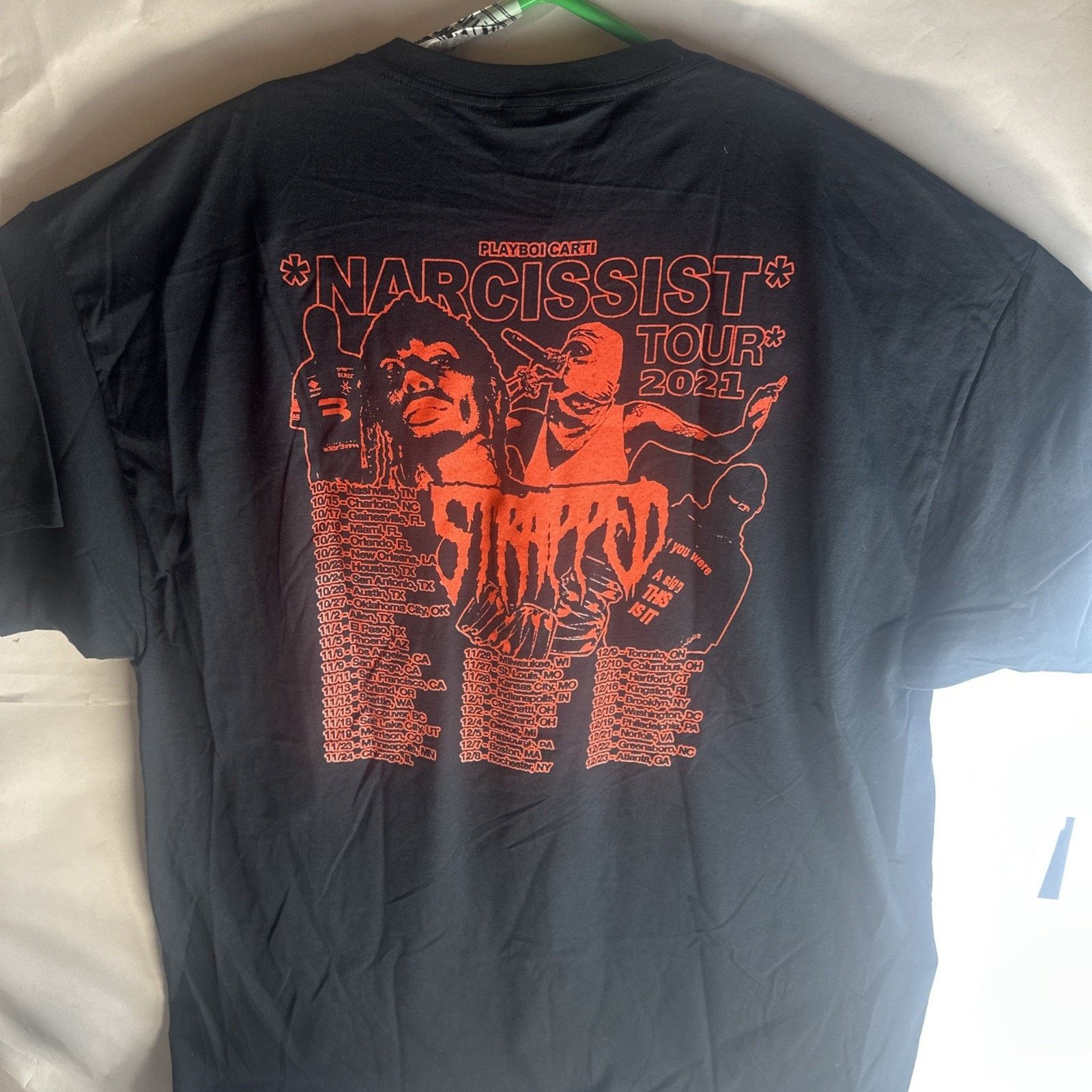Fruit Of The Loom 2021 Playboi Carti Narcissist Tour T-Shirt Adult 2XL Size US XXL / EU 58 / 5 - 4 Thumbnail