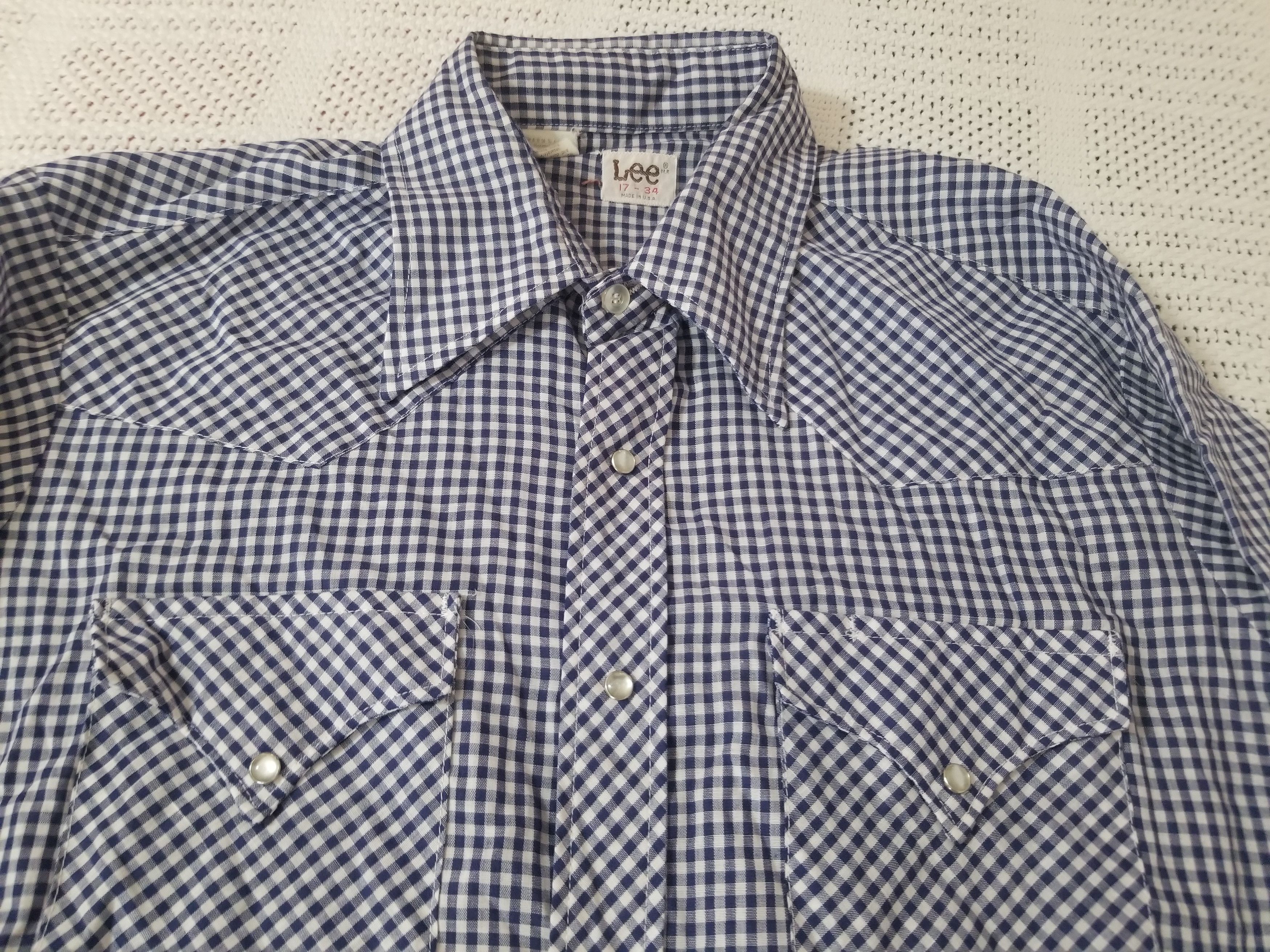 Lee WESTERN COWBOY PEARL SNAPS Size US M / EU 48-50 / 2 - 3 Thumbnail