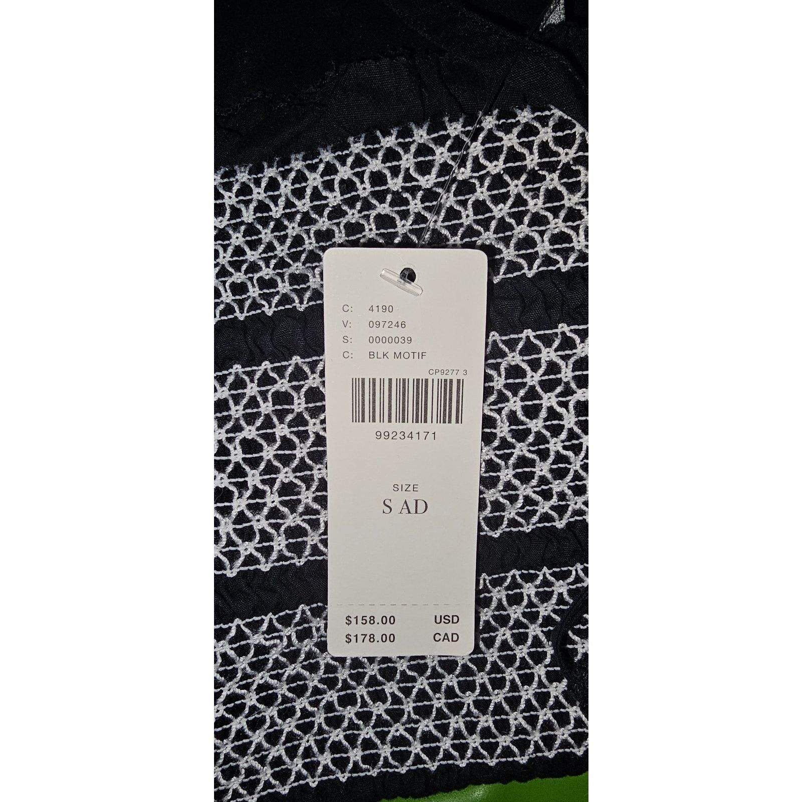 Anthropologie NWT Puff-Sleeve Square-Neck Smocked Mini Dress $158 Black Size S / US 4 / IT 40 - 8 Thumbnail