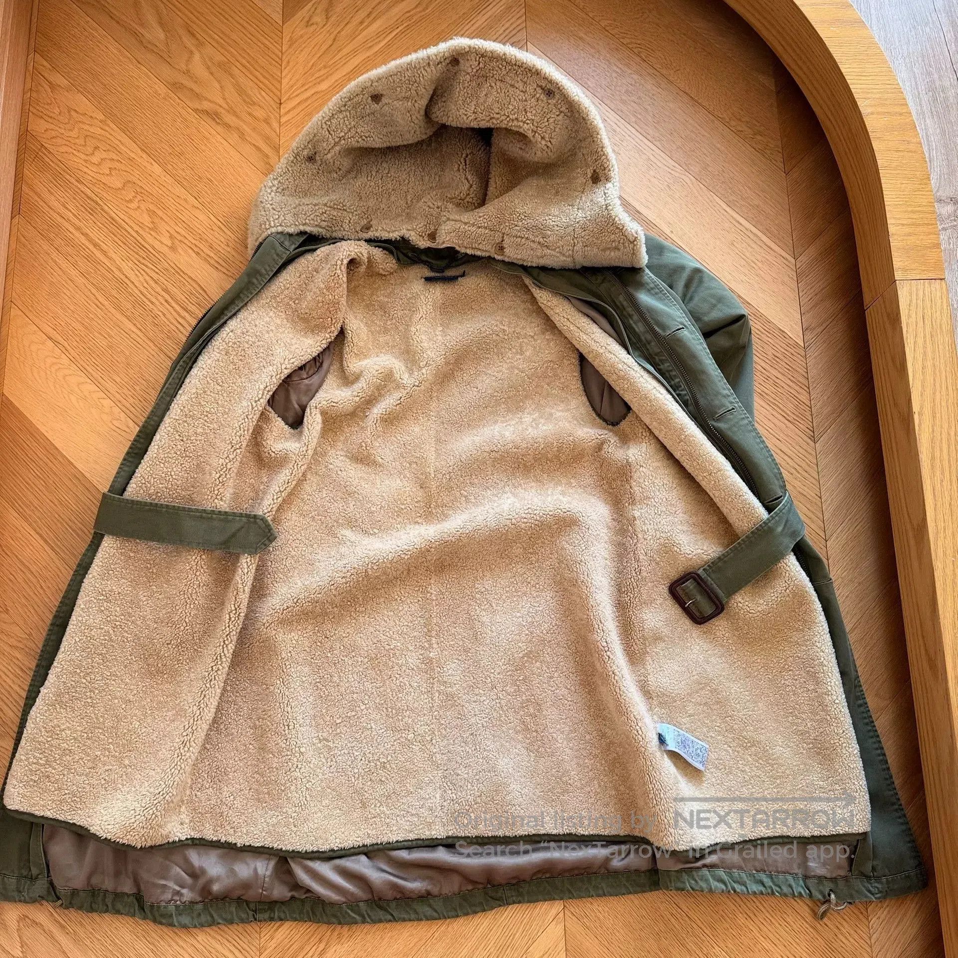 RLX Ralph Lauren Vintage Sheepskin Detachable Parka Jacket. Size S / US 4 / IT 40 - 3 Thumbnail