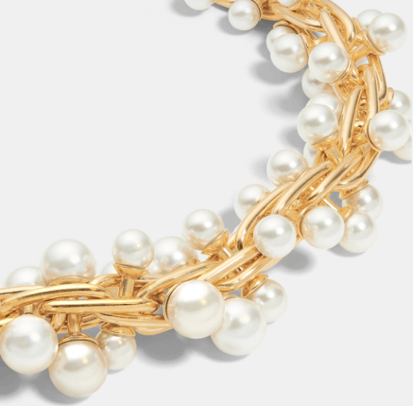 Dior o1w1db10126 N3086W Size : OS / Torsa Choker in Gold/White Size ONE SIZE - 2 Thumbnail
