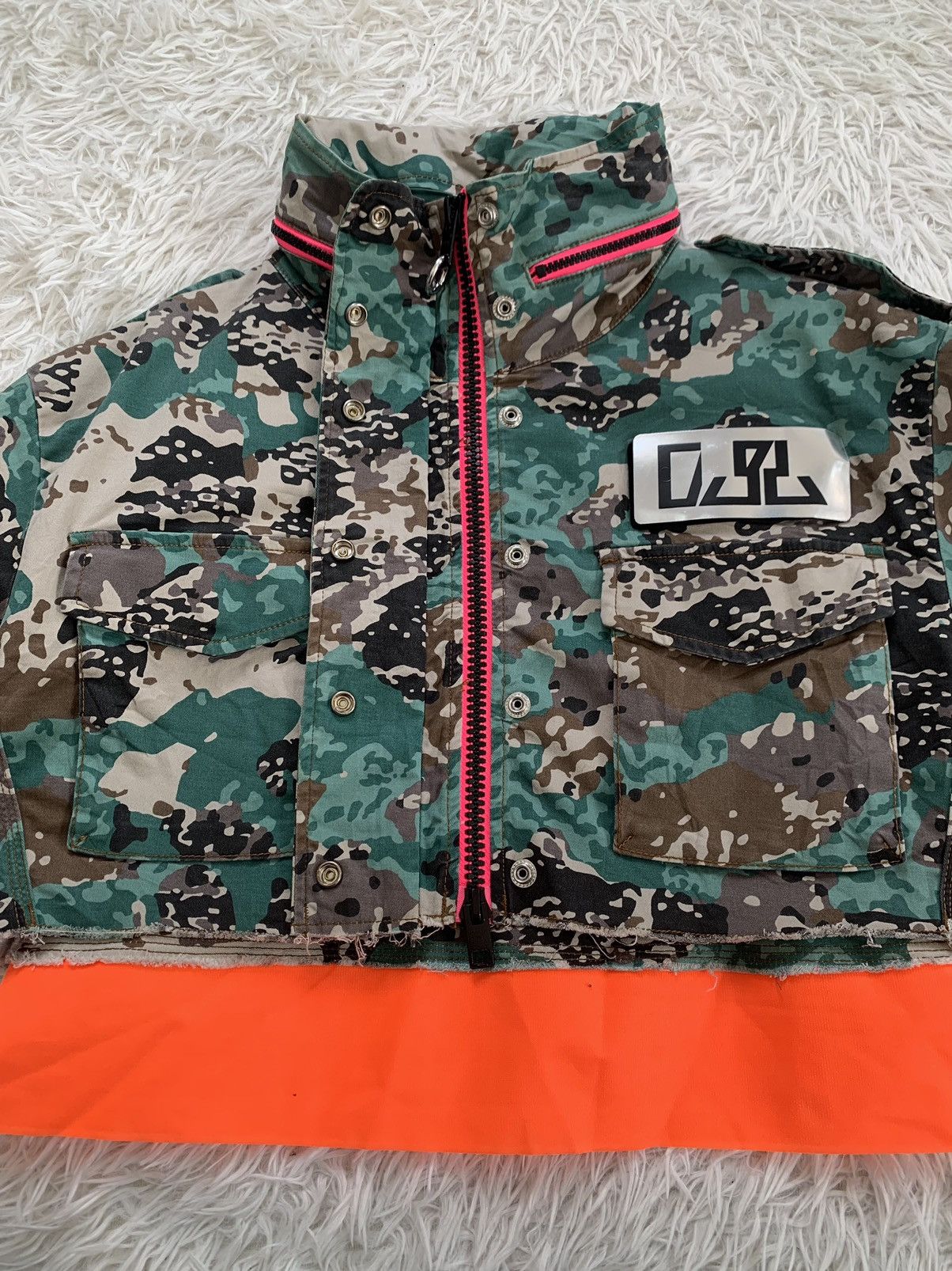 Diesel Diesel Camo Military Combat RR55 Crop Jacket Size M / US 6-8 / IT 42-44 - 12 Thumbnail