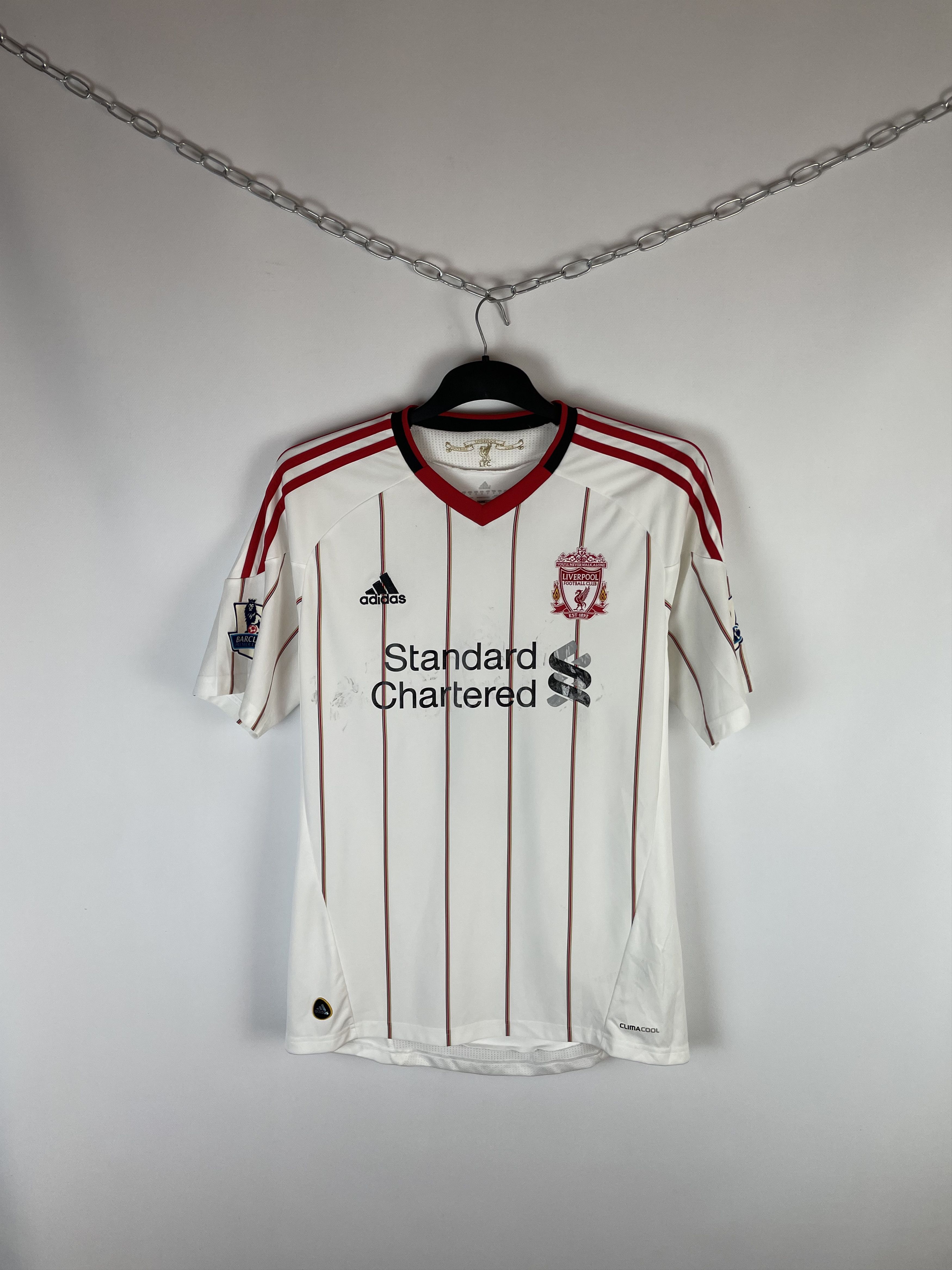 Adidas Adidas Liverpool FC Gerrard #8 Vintage Soccer Jersey Size US M / EU 48-50 / 2 - 1 Thumbnail