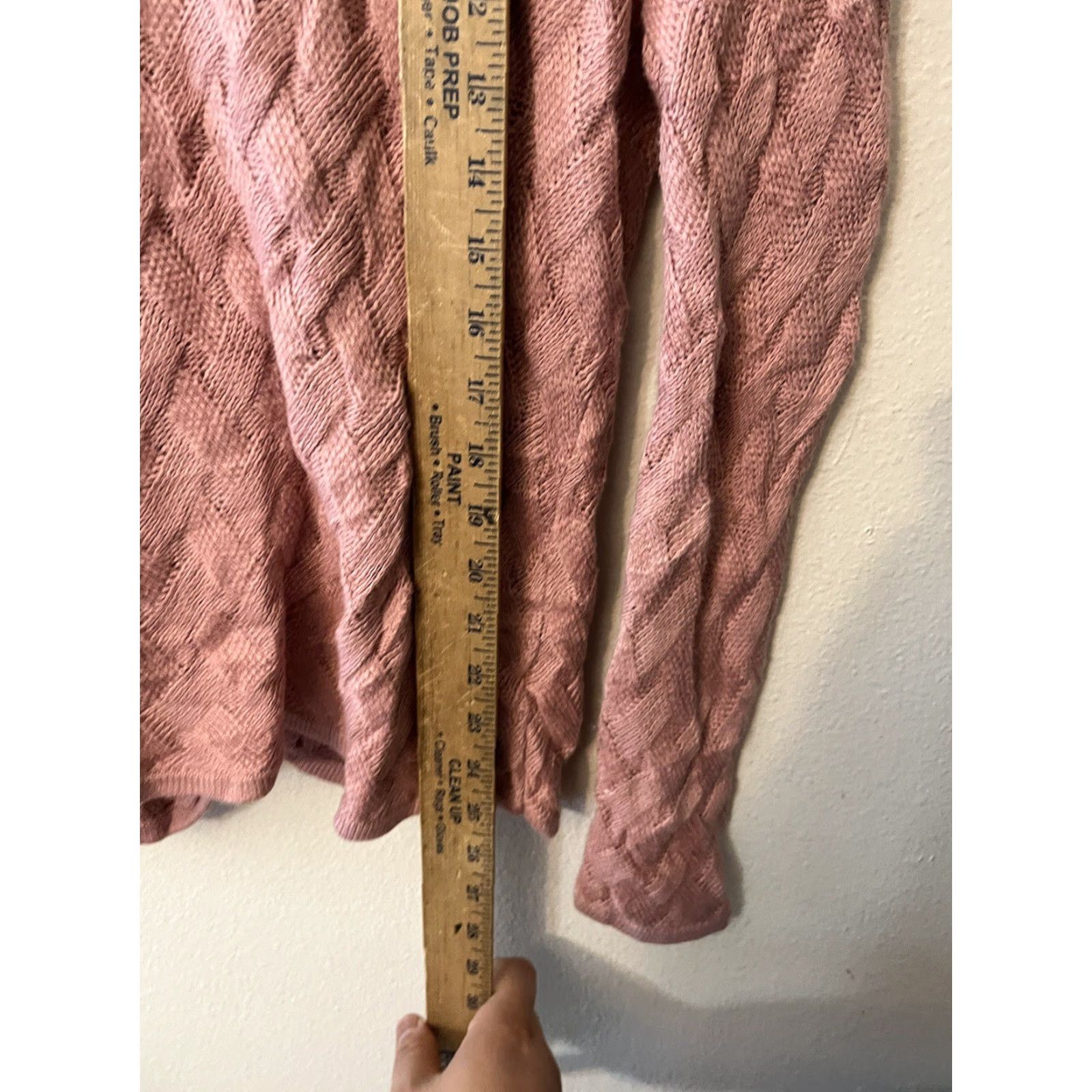 Talbots VINTAGE Talbots Women's Cardigan Sweater Pink Button Up Long Sleeve Cotton Blend Petite Size S / US 4 / IT 40 - 5 Thumbnail