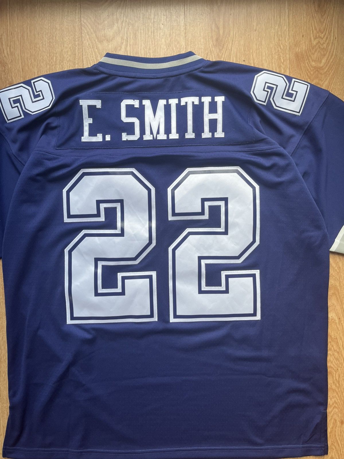 Mitchell & Ness T-shirt blue NFL Emmitt Smith 22 Size US XL / EU 56 / 4 - 11 Thumbnail
