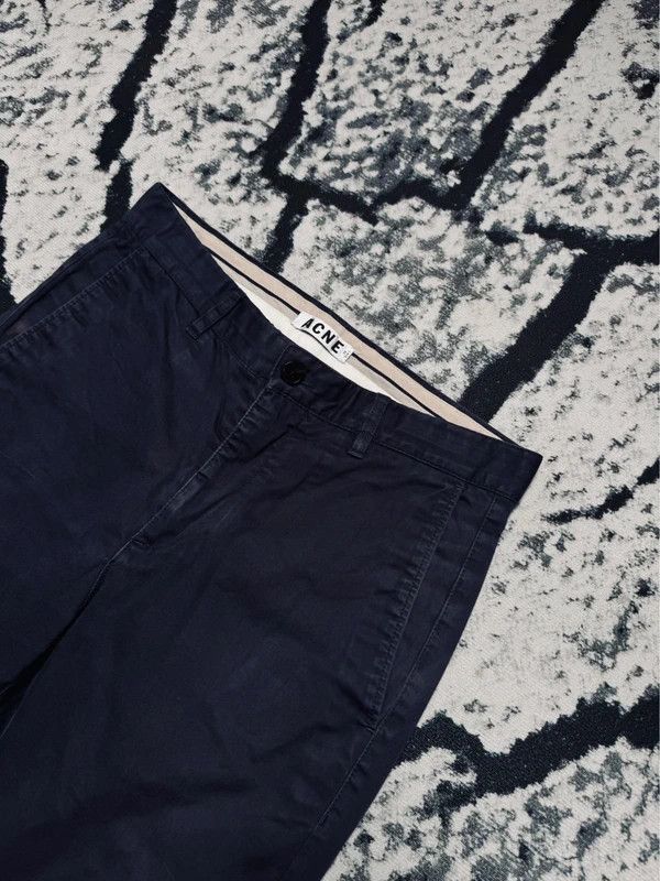 Acne Studios Acne Studios navy chino pants 46 Size US 30 / EU 46 - 3 Thumbnail