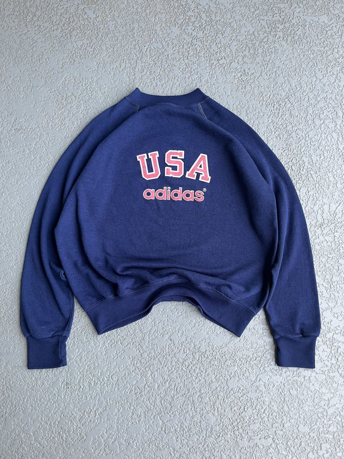 【希少】アディダスベースボールスウェットHICKSVILLE SLUGGERS Adidas × Vintage Vtg 80's Adidas Hicksville Sluggers 1897 Baseball
