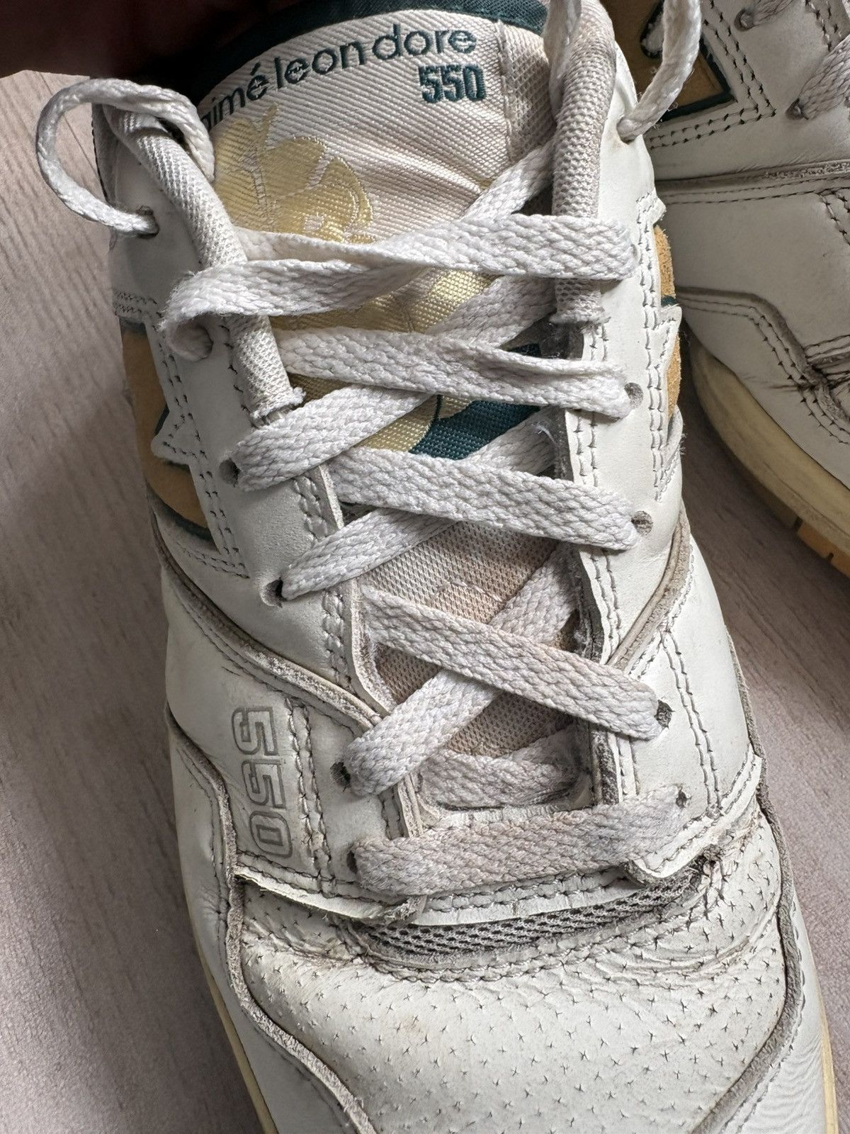 Aime Leon Dore × New Balance Aime Leon Dore New Balance 550 Natural Green Size US 9.5 / EU 42-43 - 8 Thumbnail
