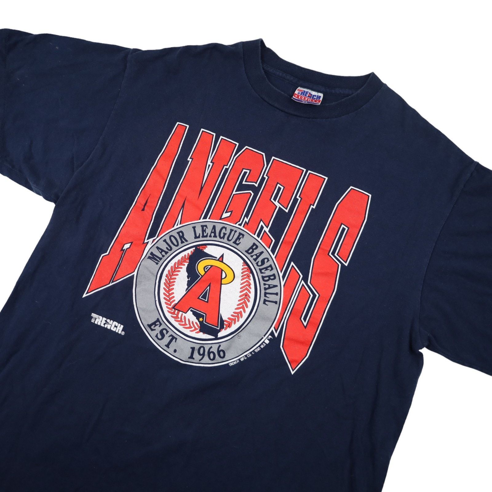 MLB × Vintage Vintage MLB Trench California Angles Graphic T Shirt Size US XL / EU 56 / 4 - 2 Thumbnail