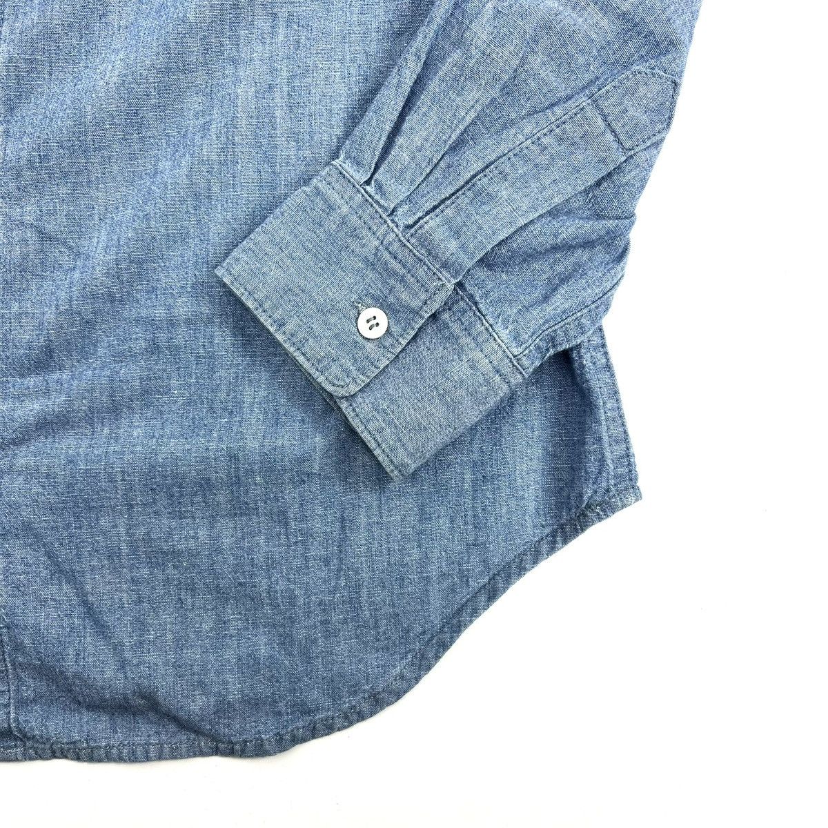 A.P.C. Vintage A.P.C Paris Chambray Denim Shirt Designer Size US S / EU 44-46 / 1 - 7 Thumbnail