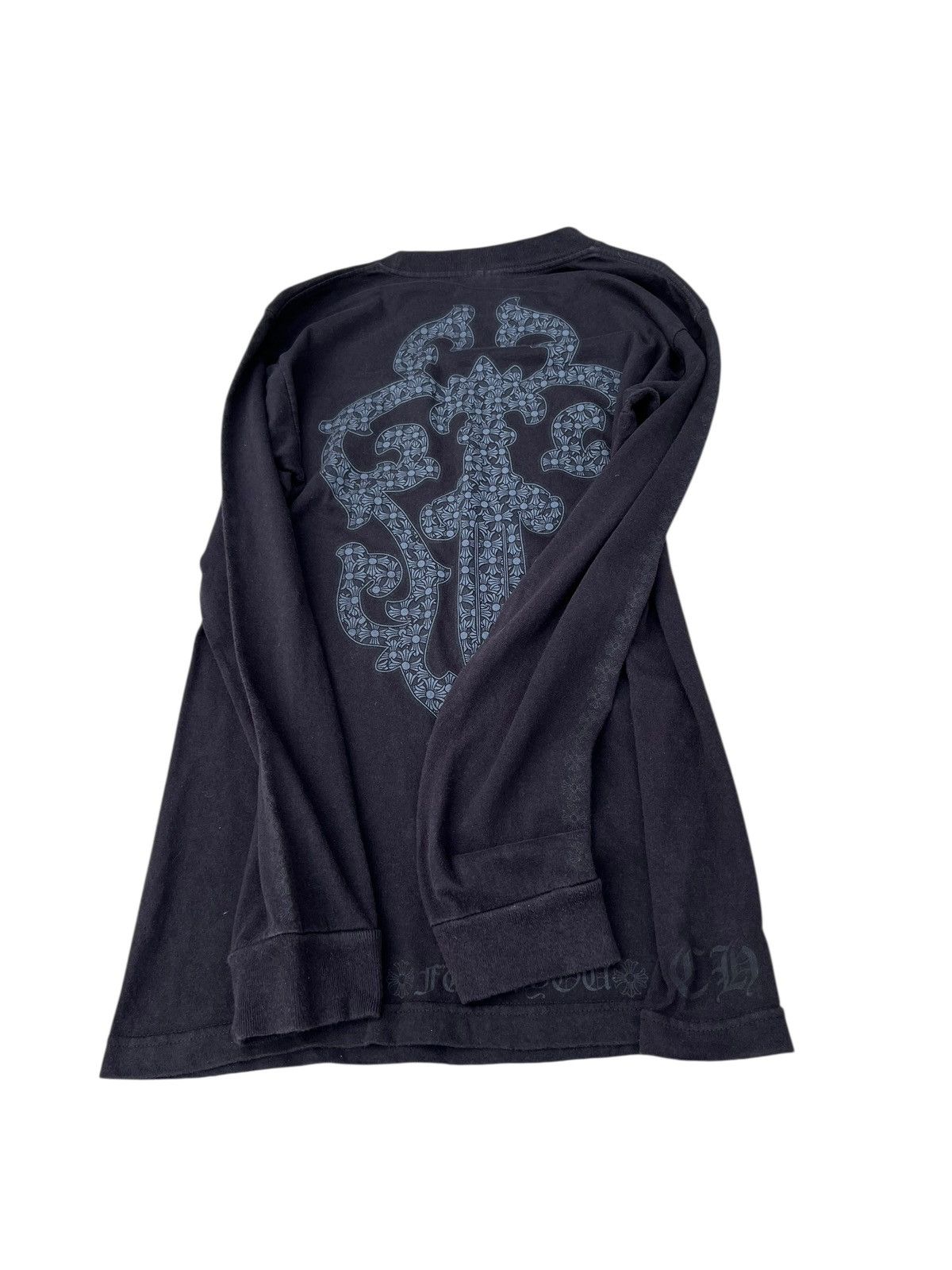 Chrome Hearts Vintage Chrome Hearts Dagger Long Sleeves t shirt Size US M / EU 48-50 / 2 - 22 Thumbnail